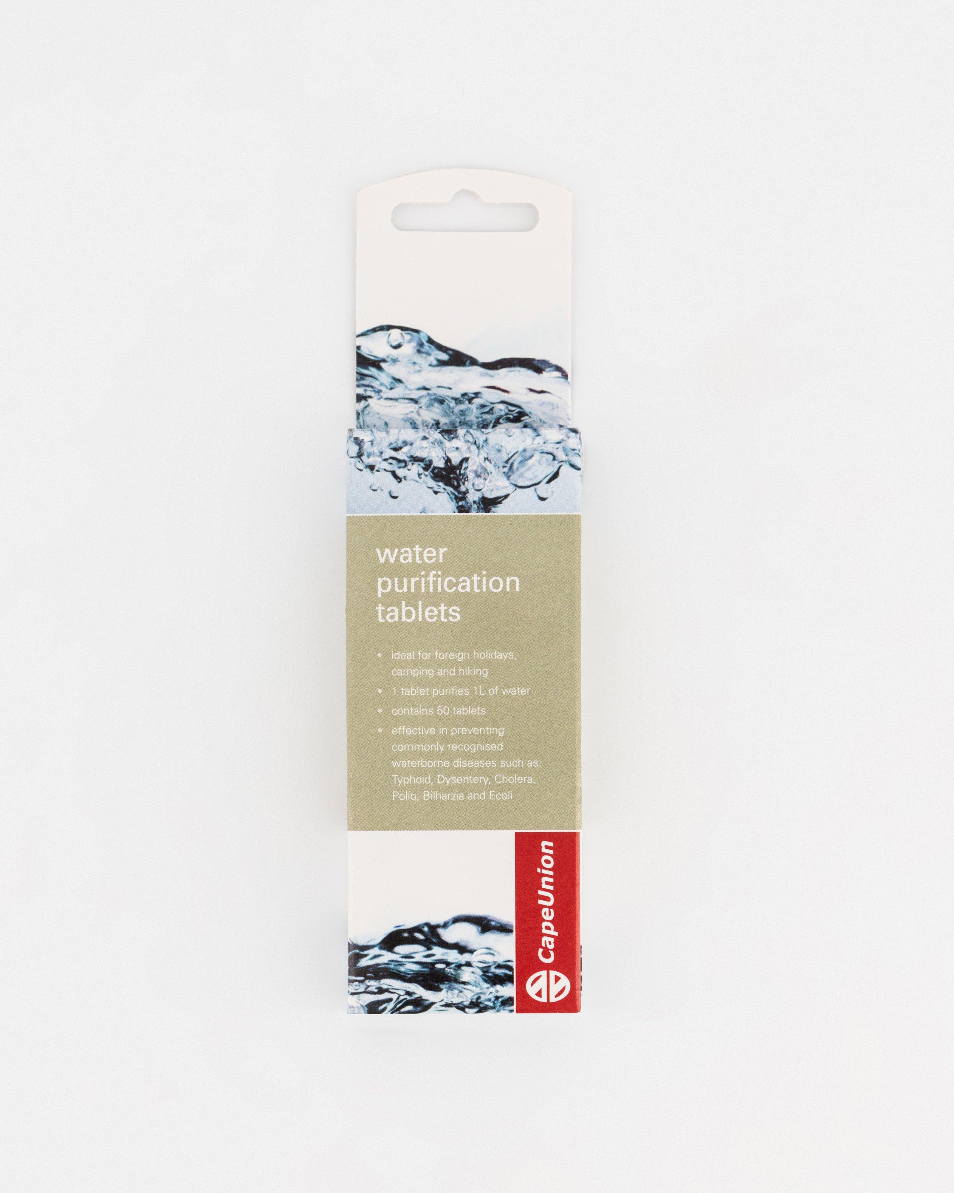 Cape Union Water Purifying Tablets -  Assorted