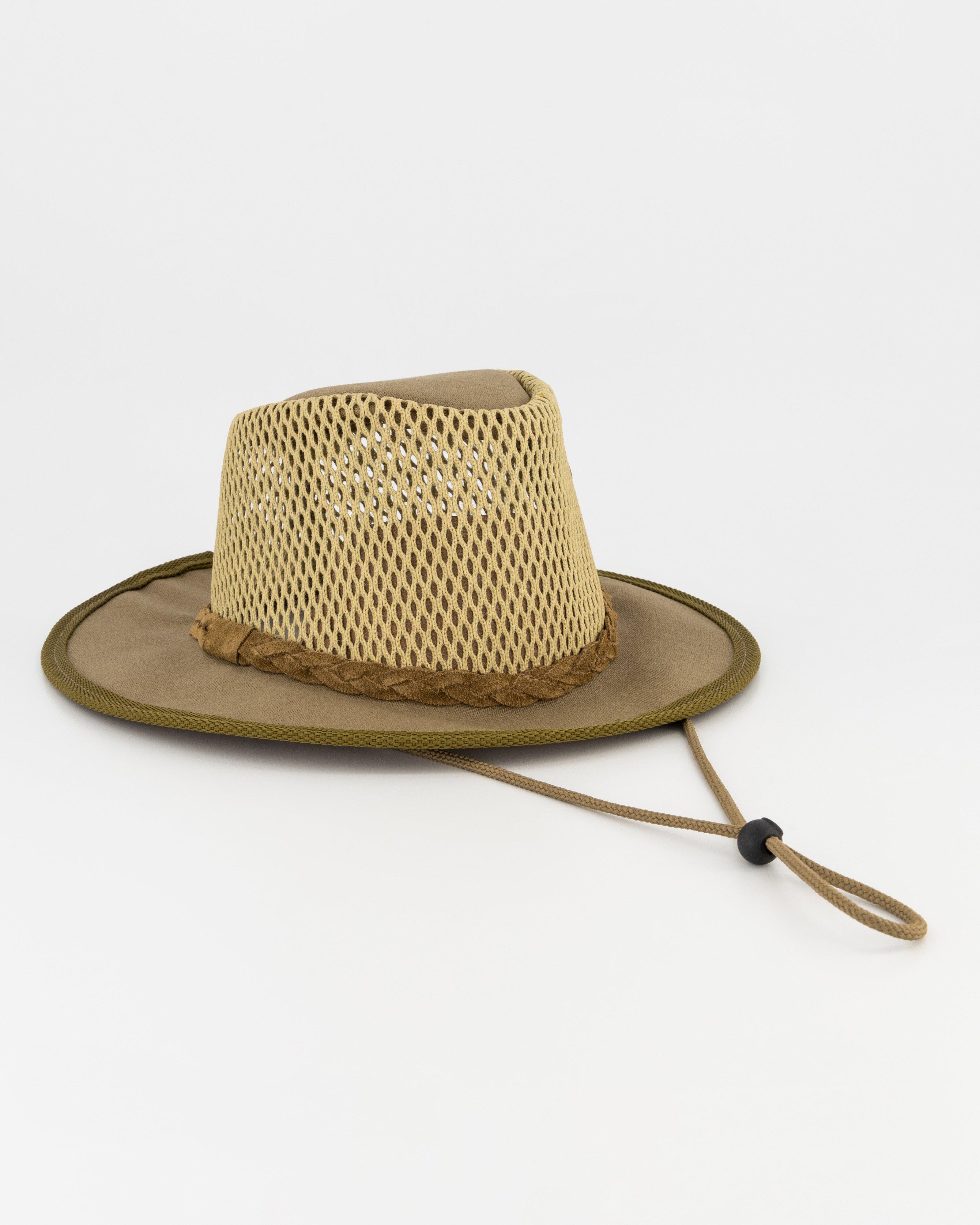 Cape Union Malawi Breezy Mesh Canvas Hat -  Khaki