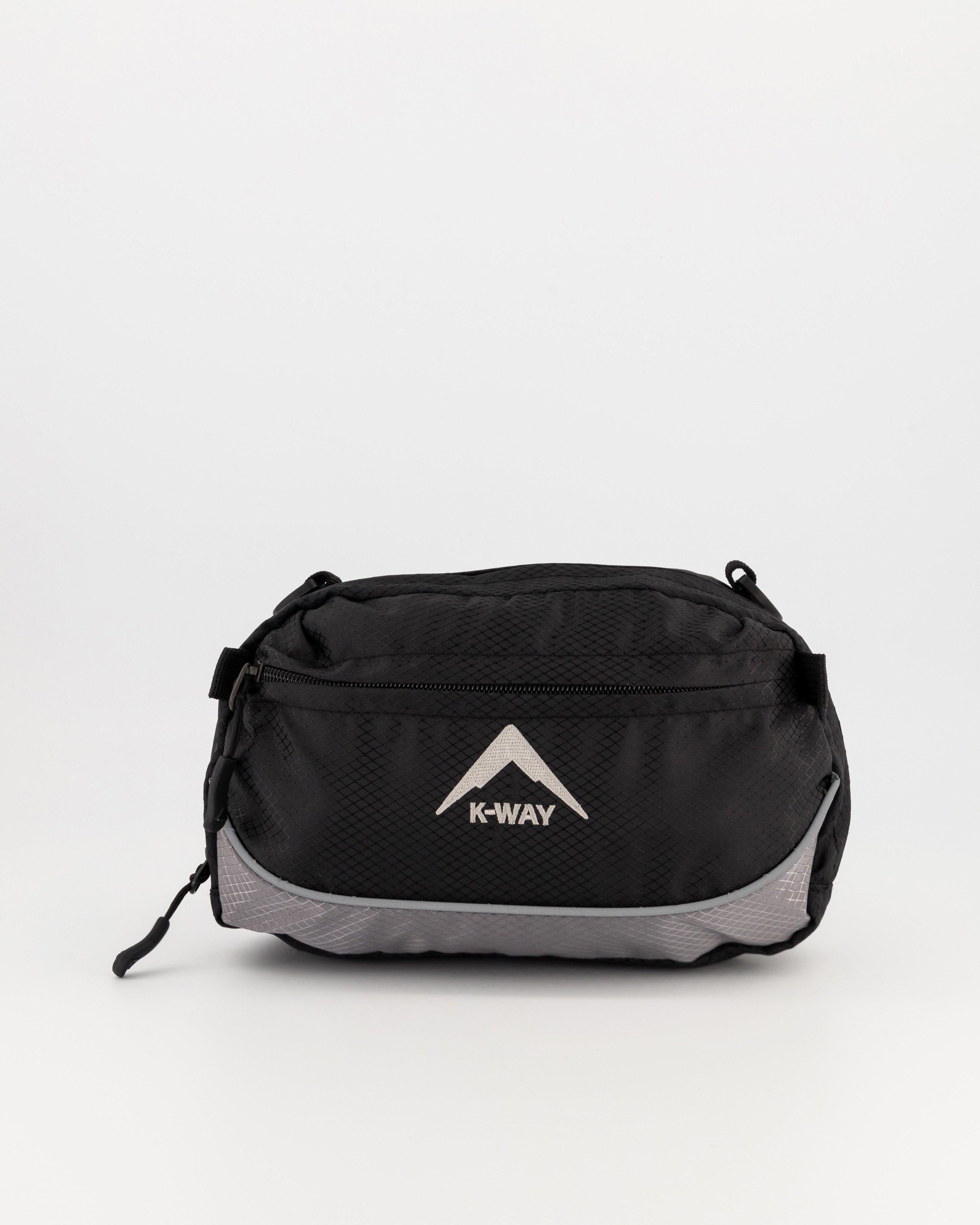 K-Way Sprint 3 Bum Bag -  Black