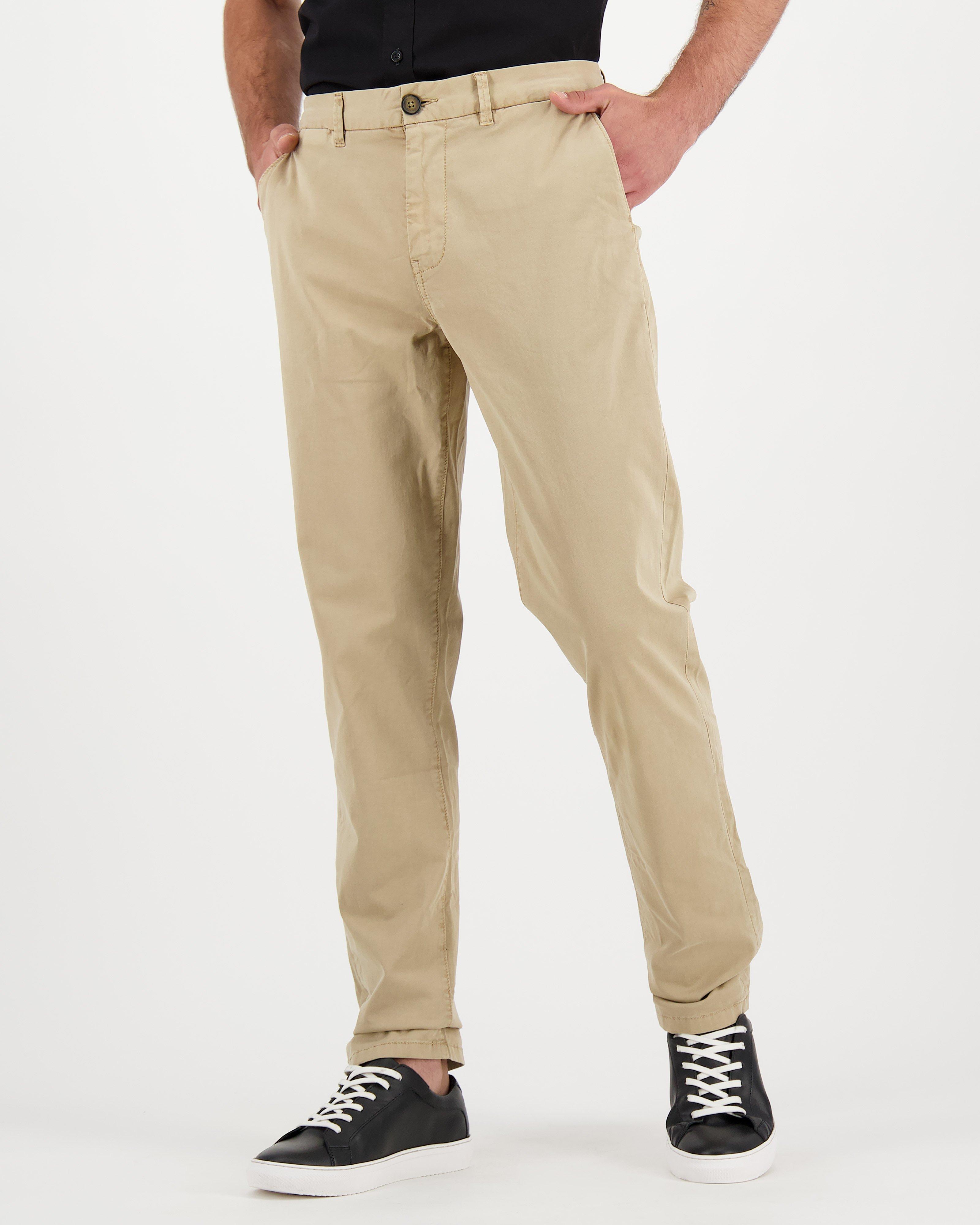 Men's Jared Tapered Slim Chinos -  Khaki