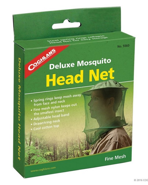 Coghlans Deluxe Head Net -  tan