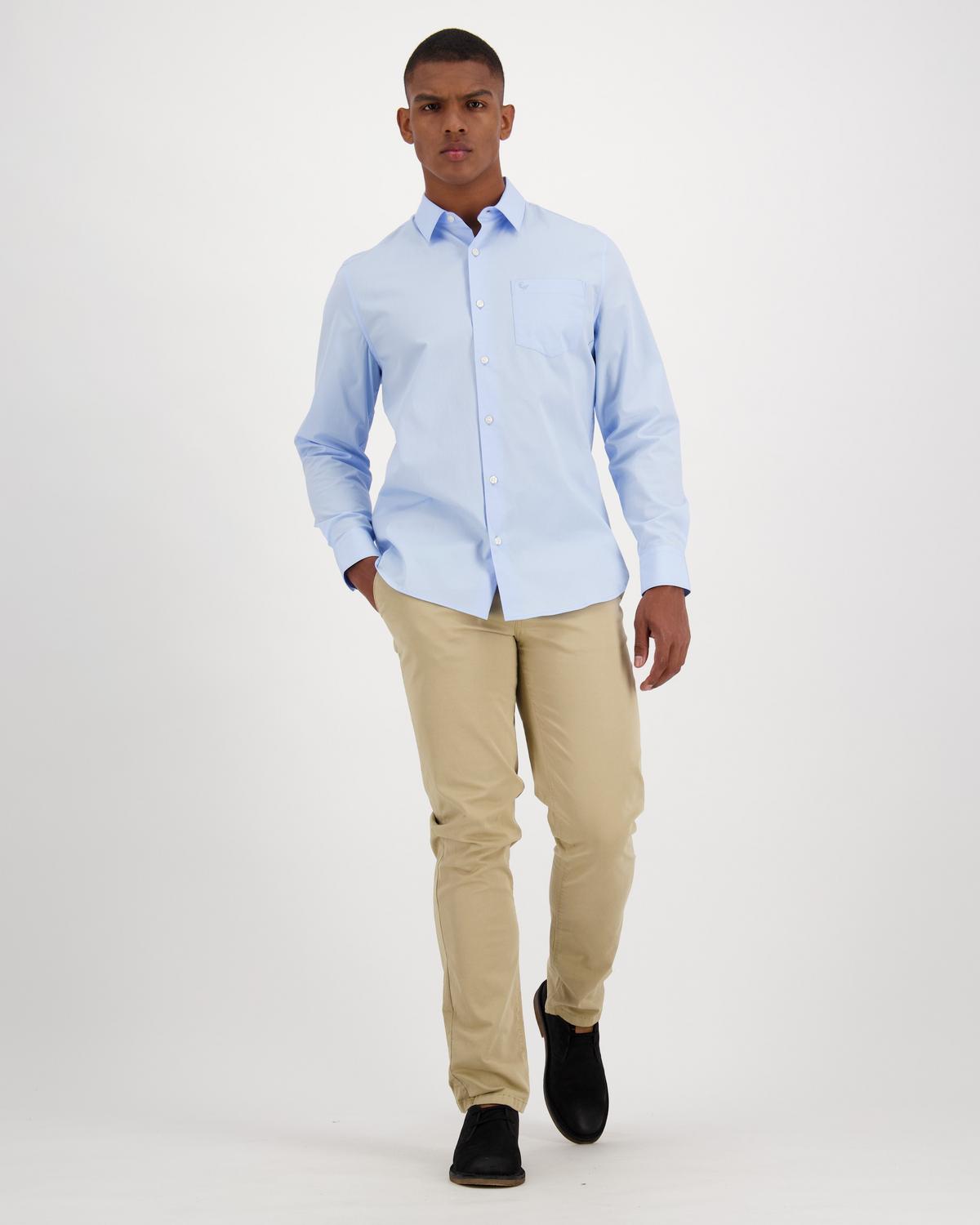Old Khaki Men’s Andy Regular Fit Shirt -  Light Blue