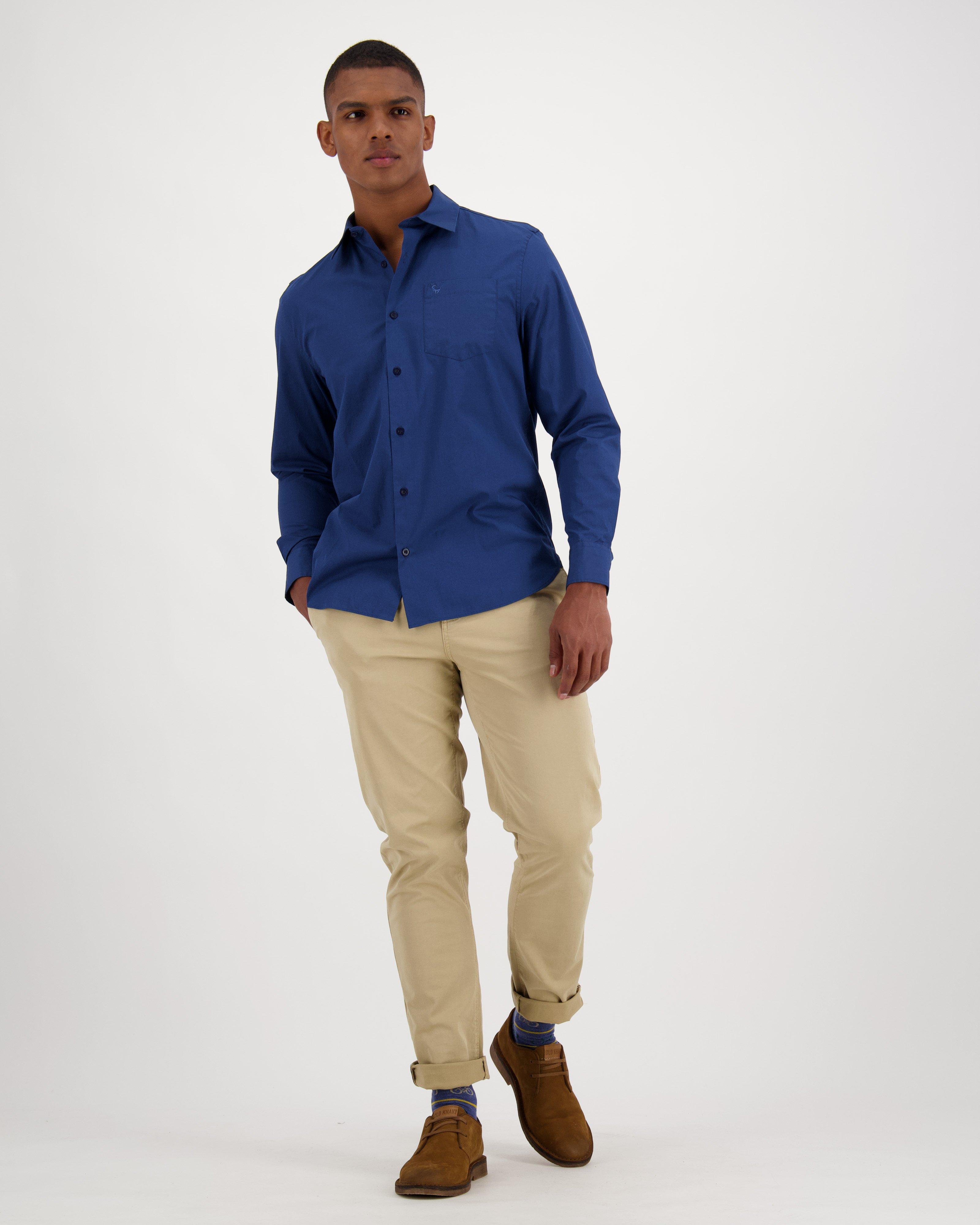 Old Khaki Men’s Andy Regular Fit Shirt -  Navy