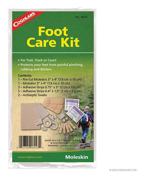 Coghlans Foot Care Kit -  tan
