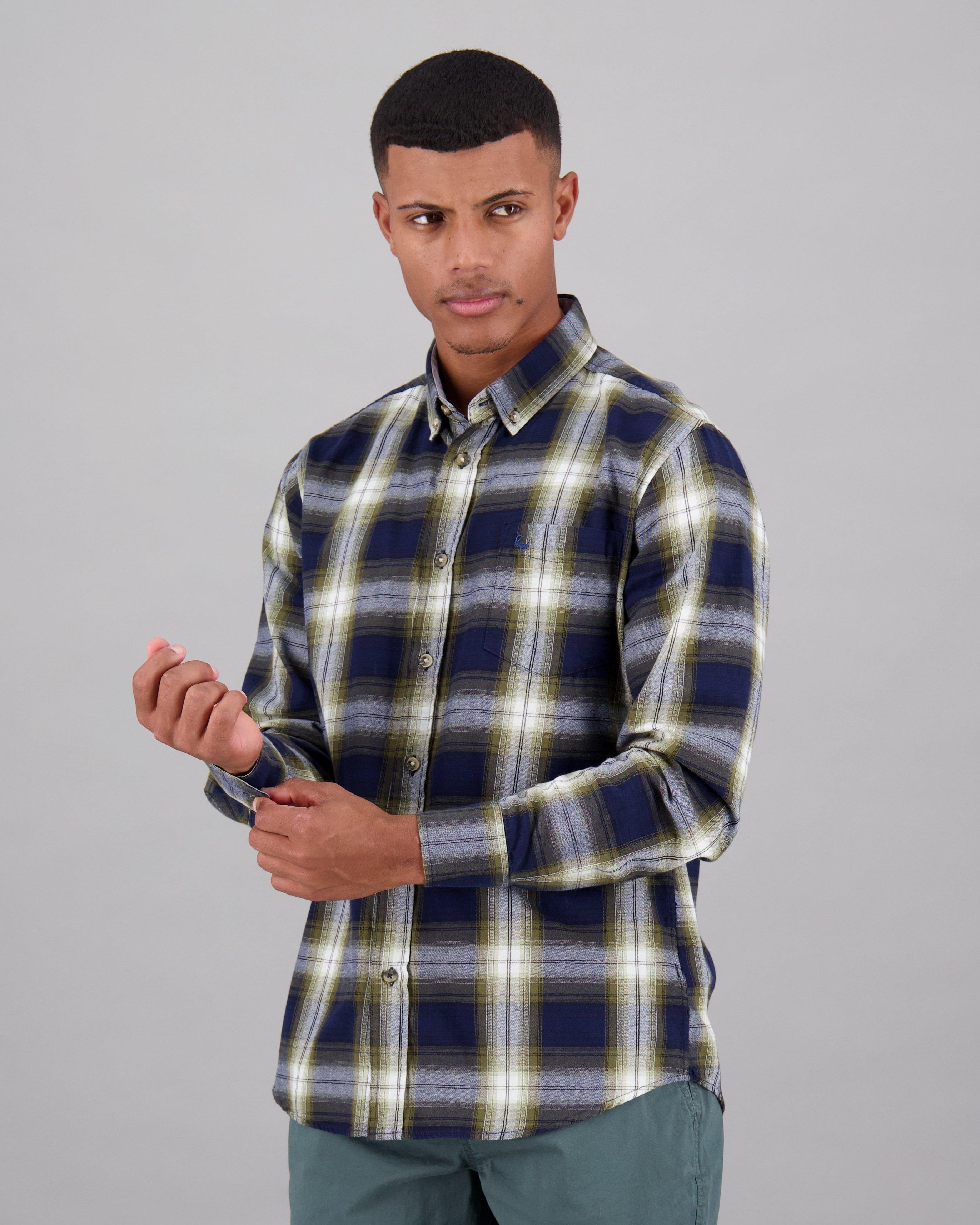 Men's Azi Slim Fit Shirt -  Navy