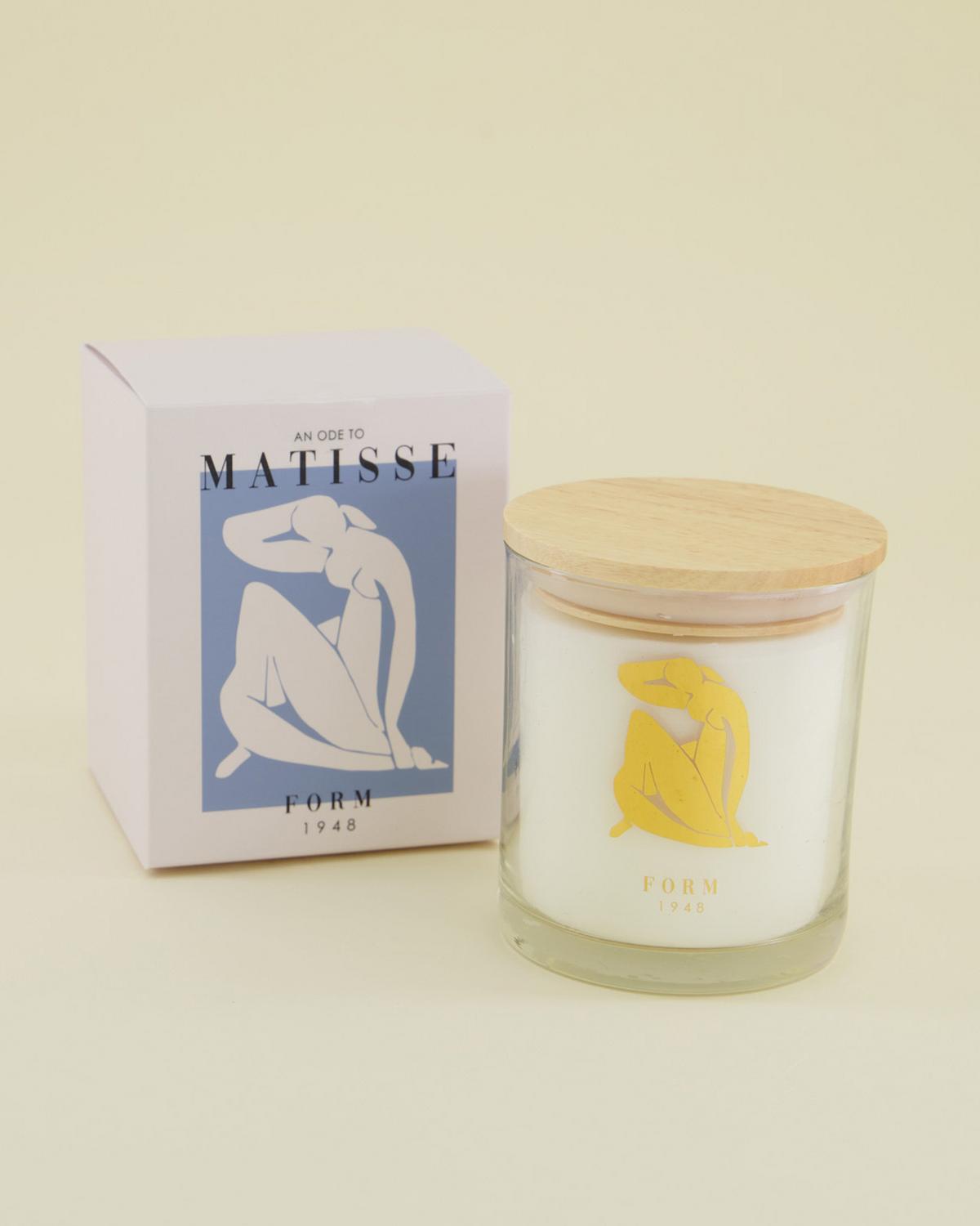 Matisse Form Candle -  Blue