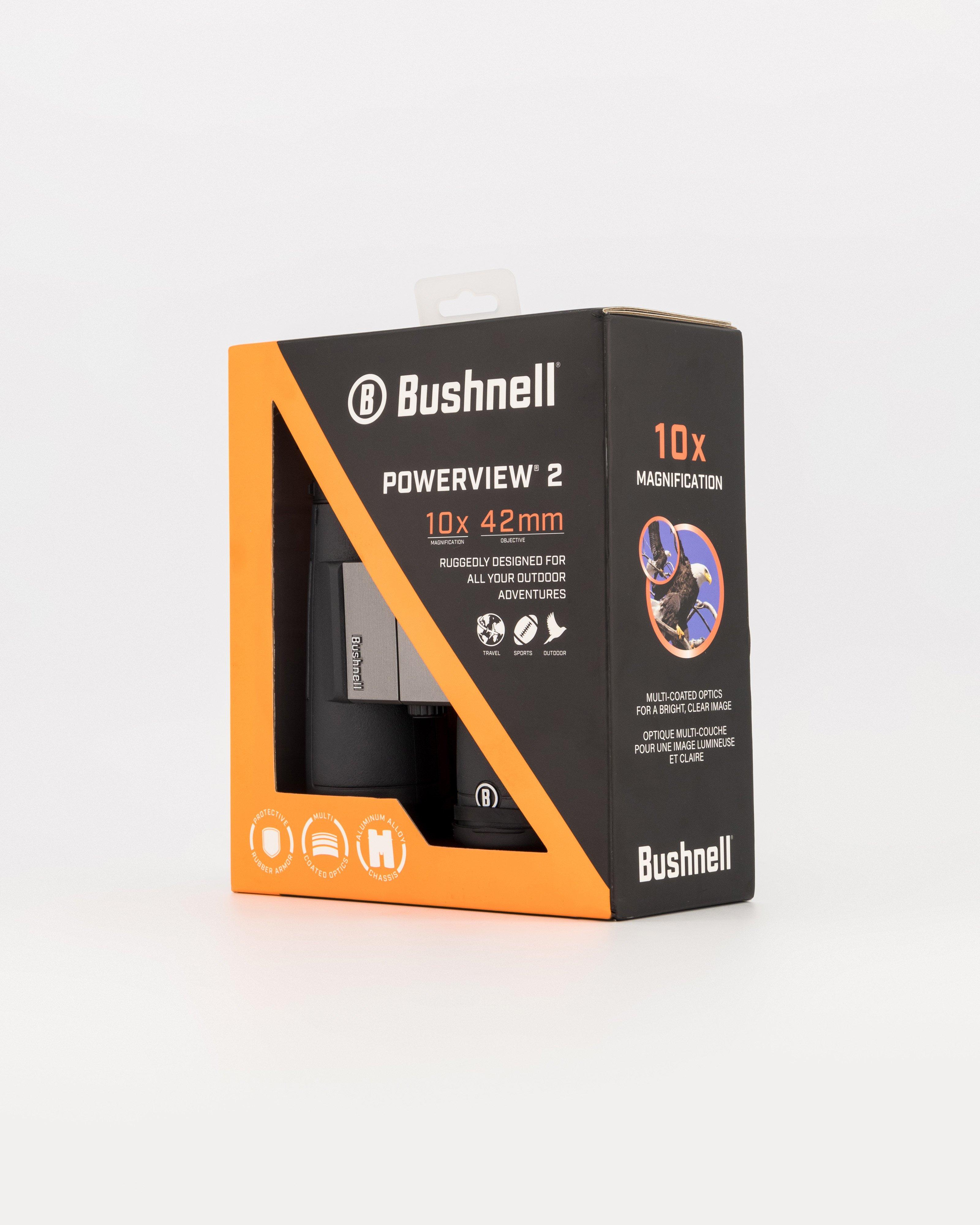Bushnell Powerview 2 10x42 Binoculars -  Black