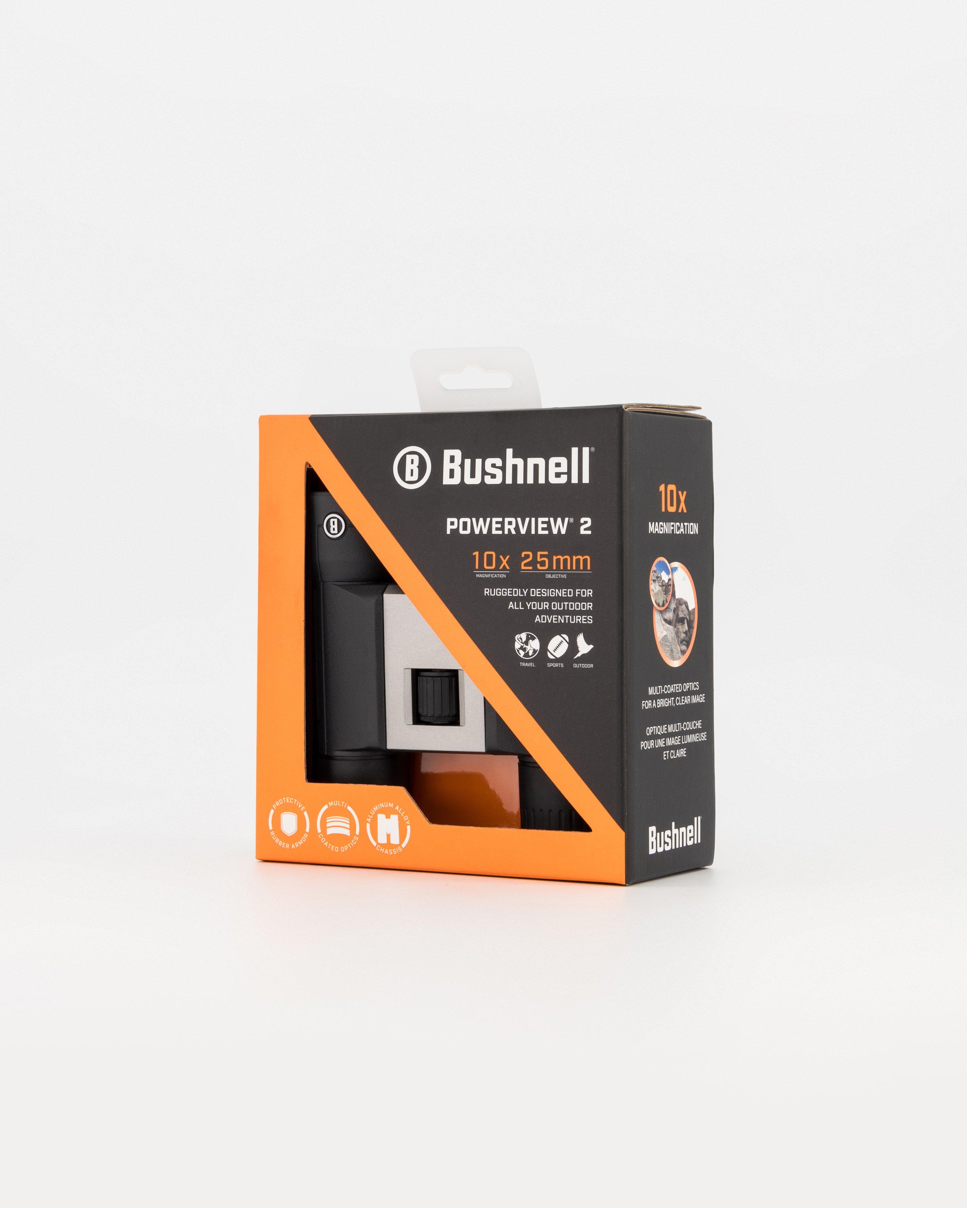 Bushnell Powerview 2 10x25 Binoculars -  Black
