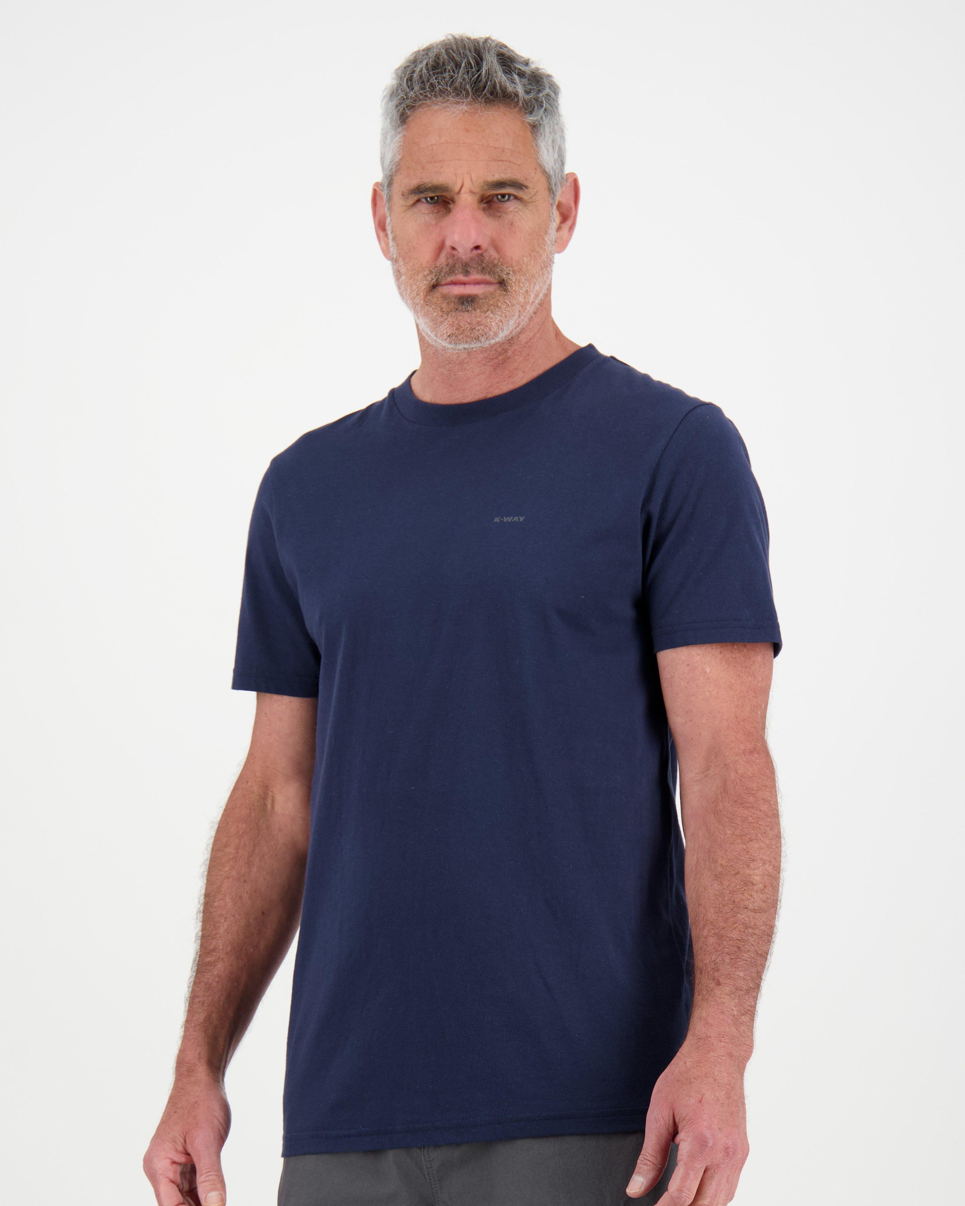 K-Way Elements Men’s Short Sleeve T-shirt -  Navy