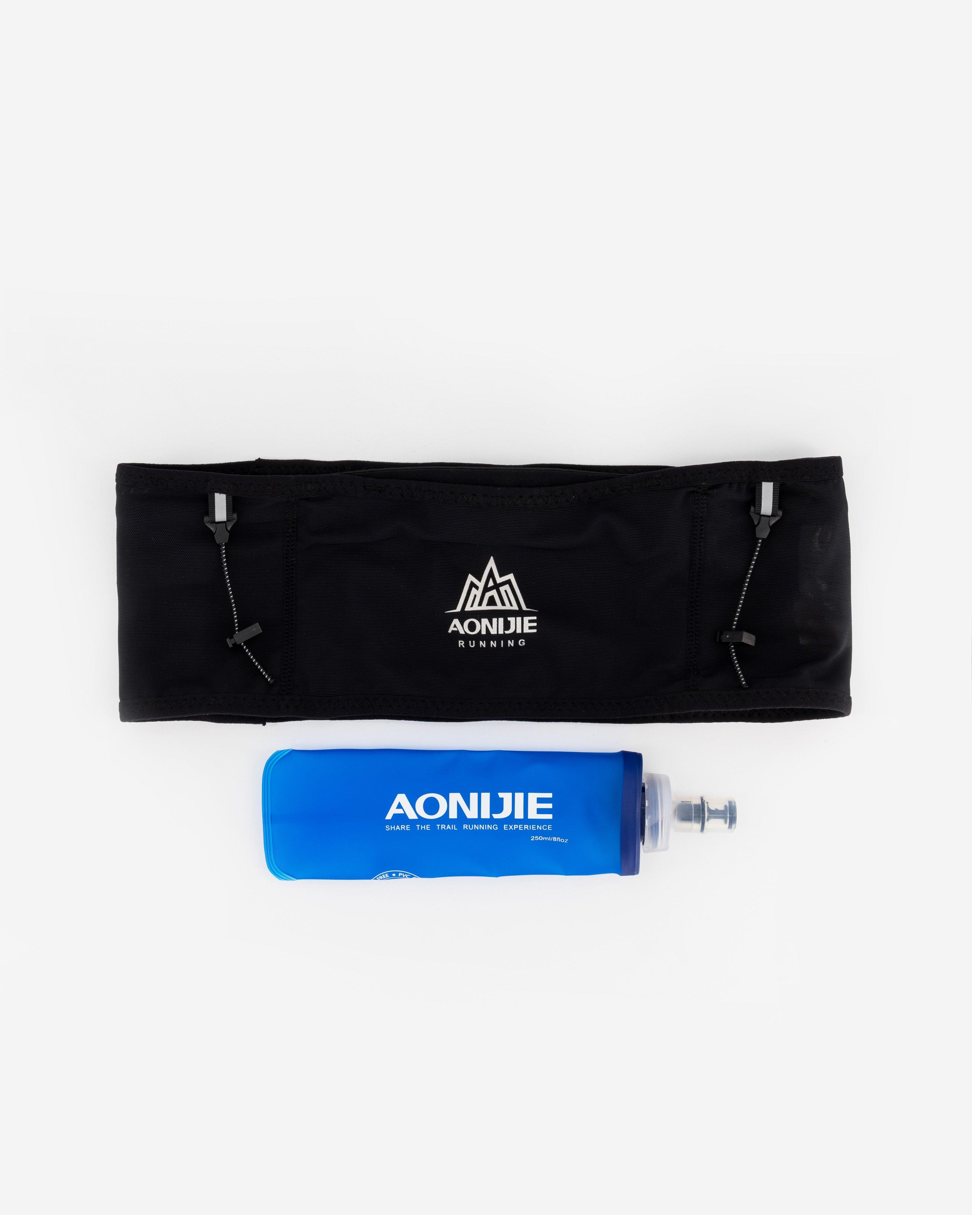 Aonijie Elasticated Waist Belt -  Black