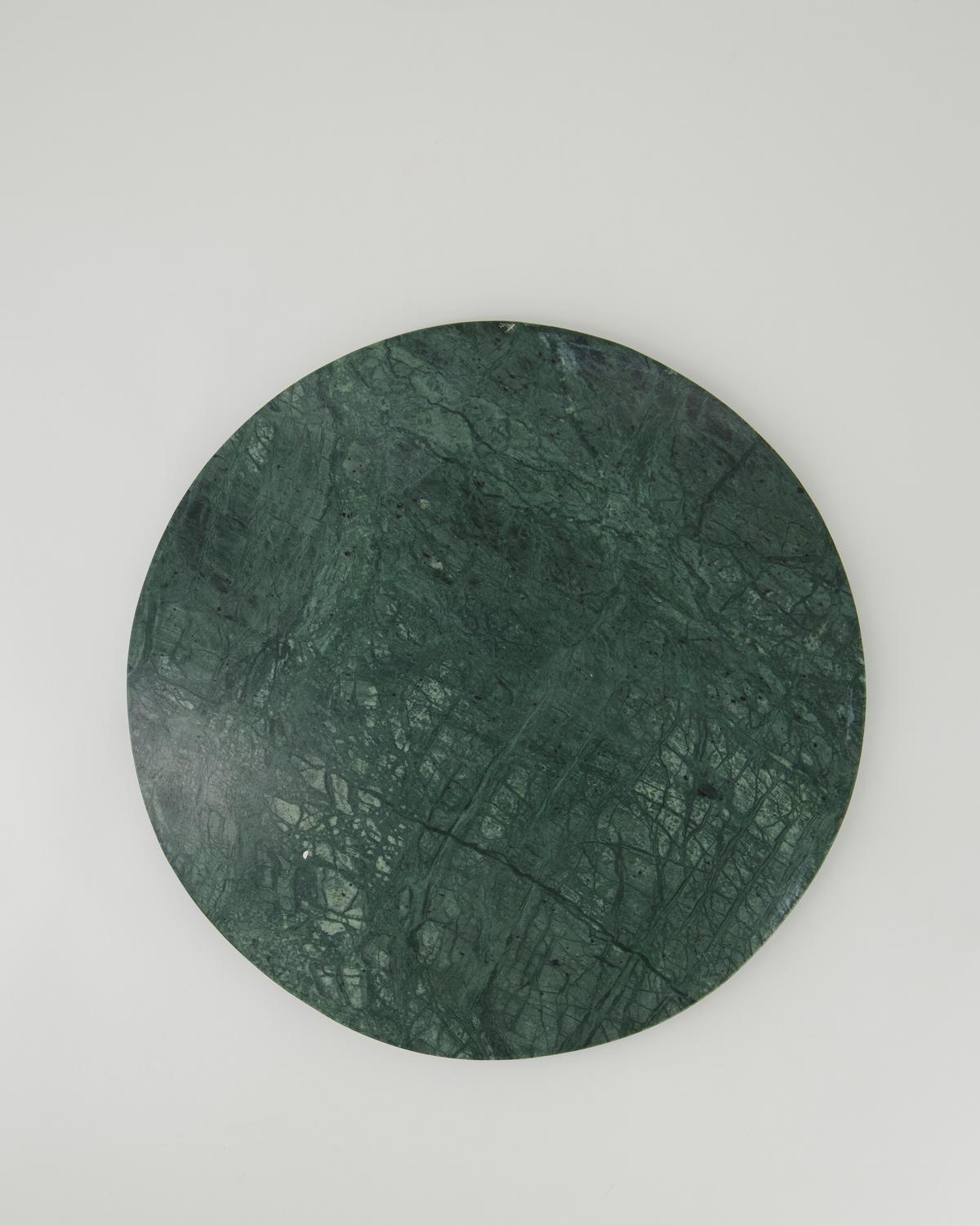 Round marble board -  Green