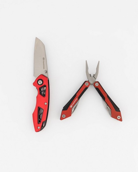 Cape Union Multi-Tool and Knife Combo -  red