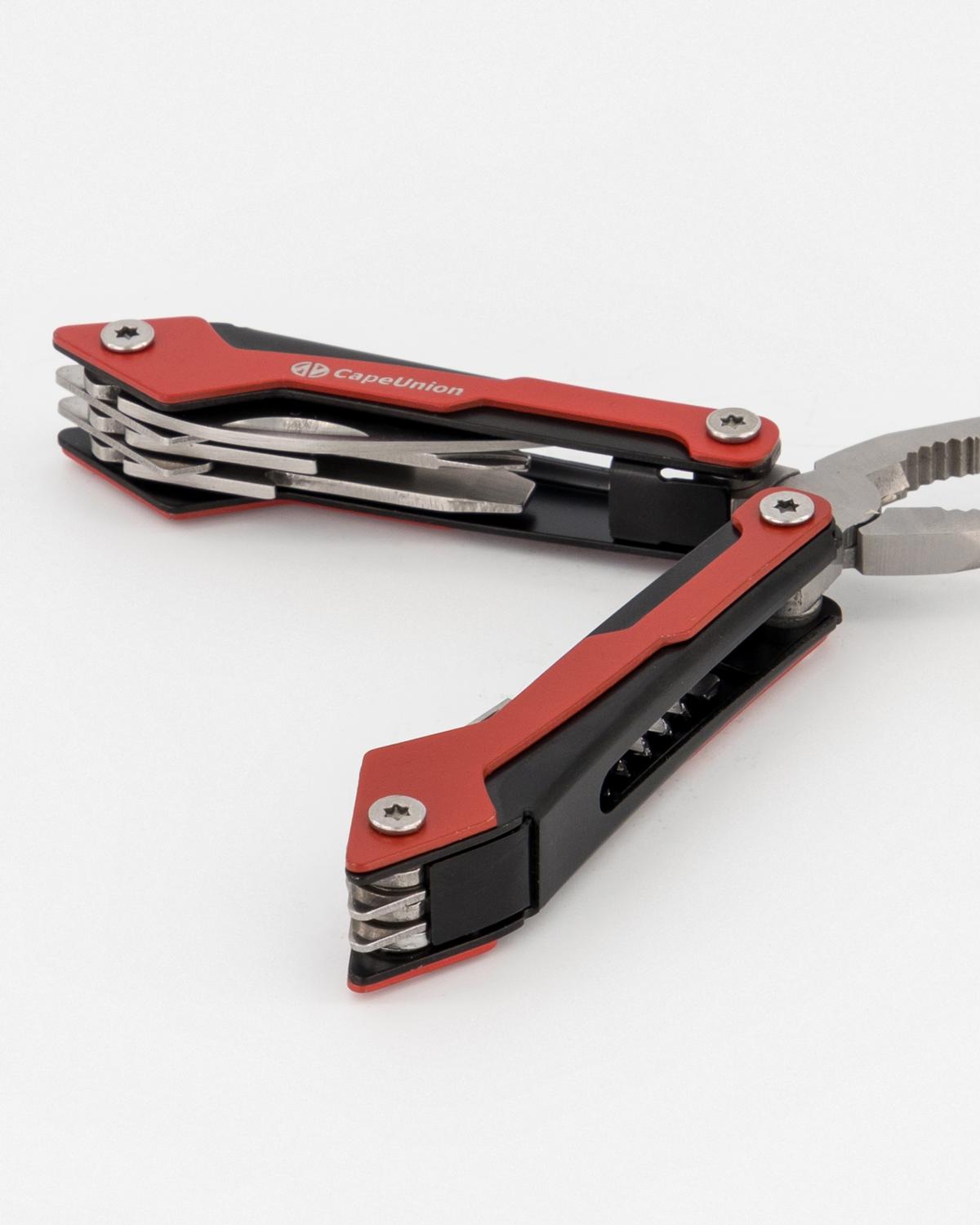 Cape Union Multi-Tool and Folding Knife Combo -  Red