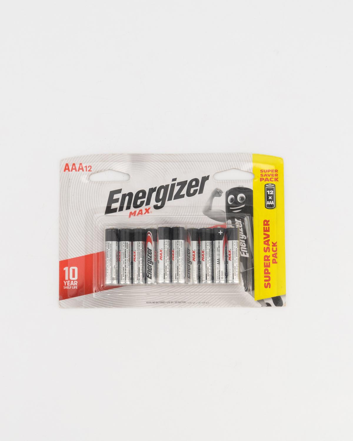 Energizer Max AAA Batteries - 12 Pack -  No Colour