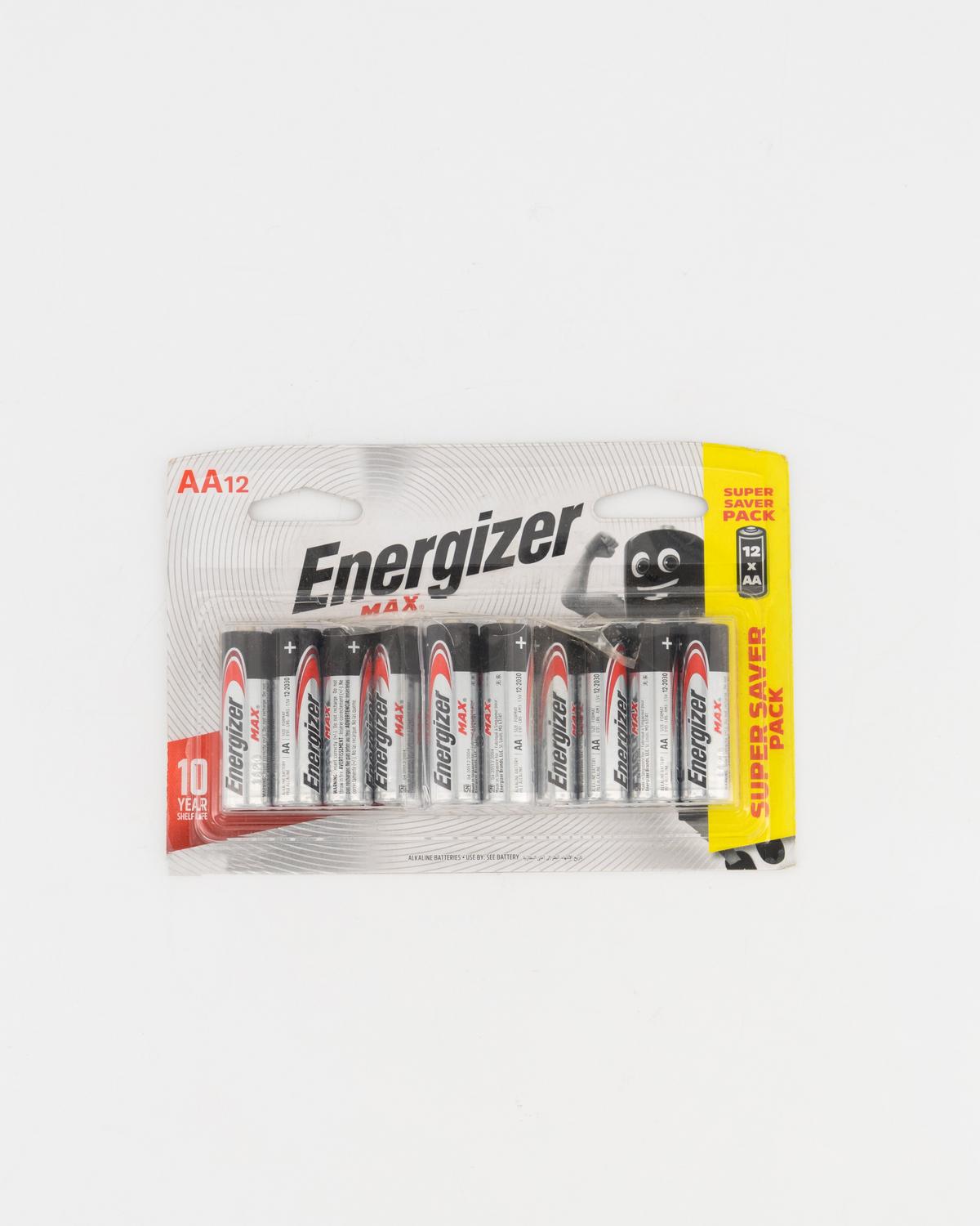 Energizer Max AA Batteries - 12 Pack -  No Colour