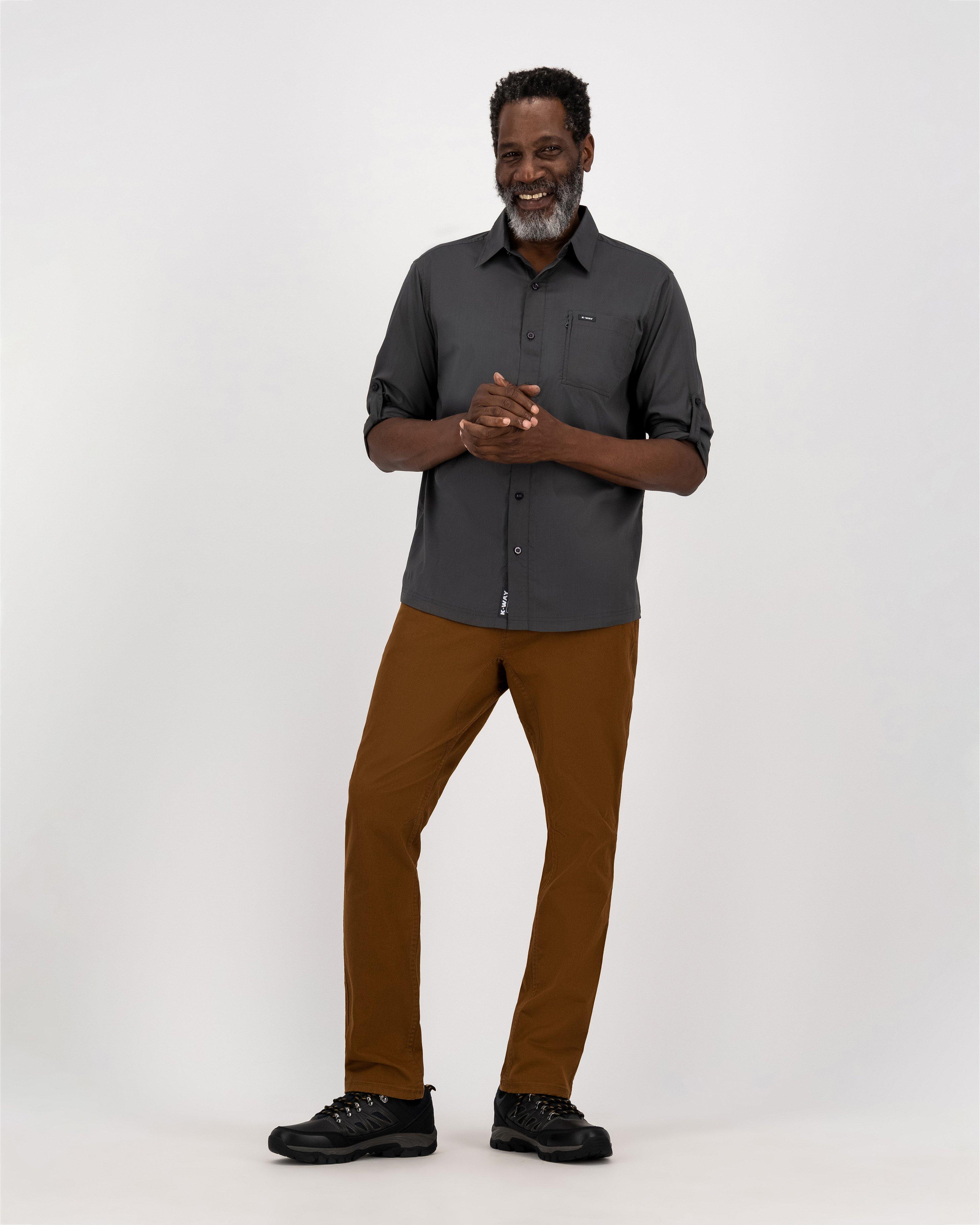 K-Way Elements Men’s Travel Shirt -  Graphite