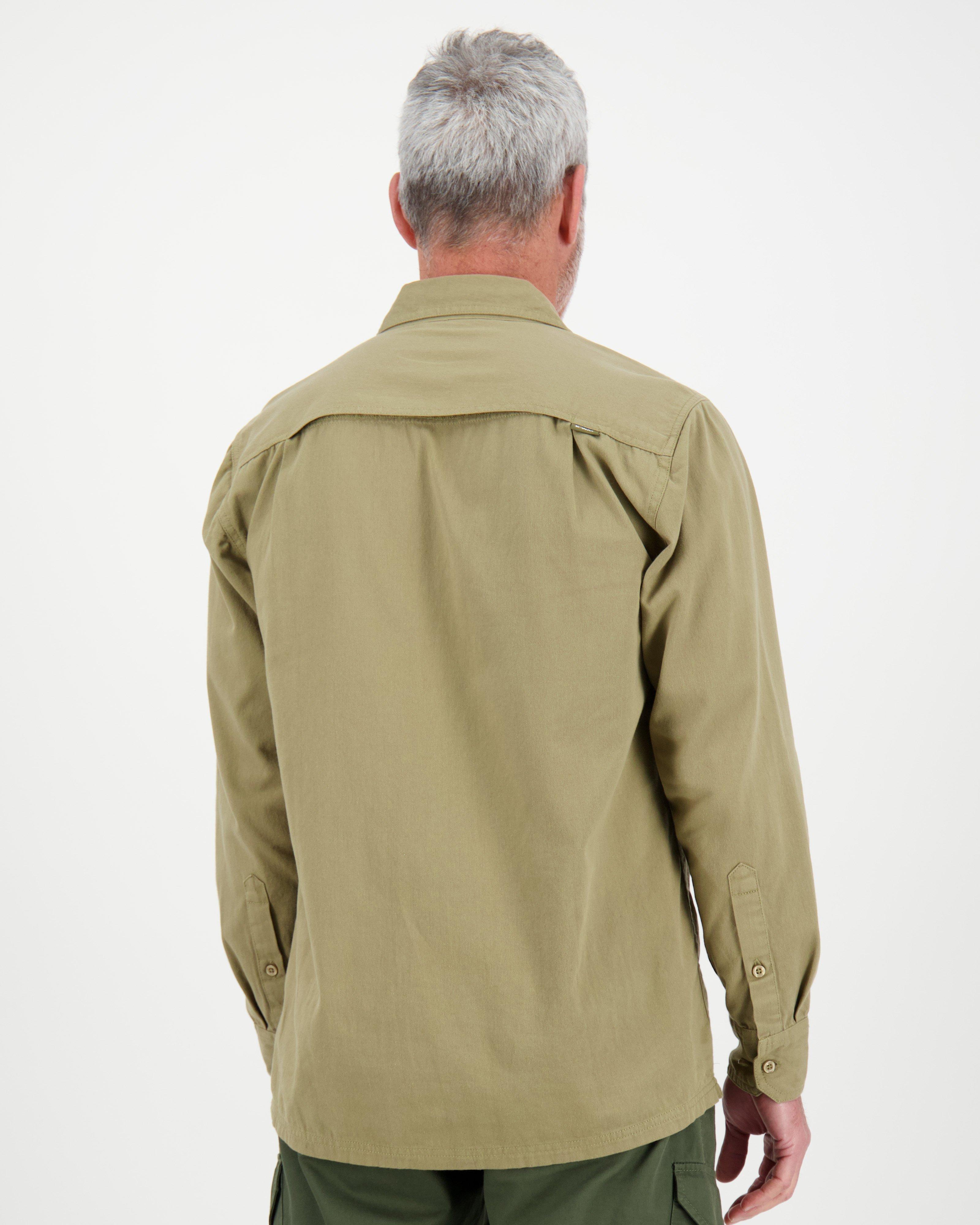 K-Way Elements Men's Safari Heavyweight Shirt -  Khaki