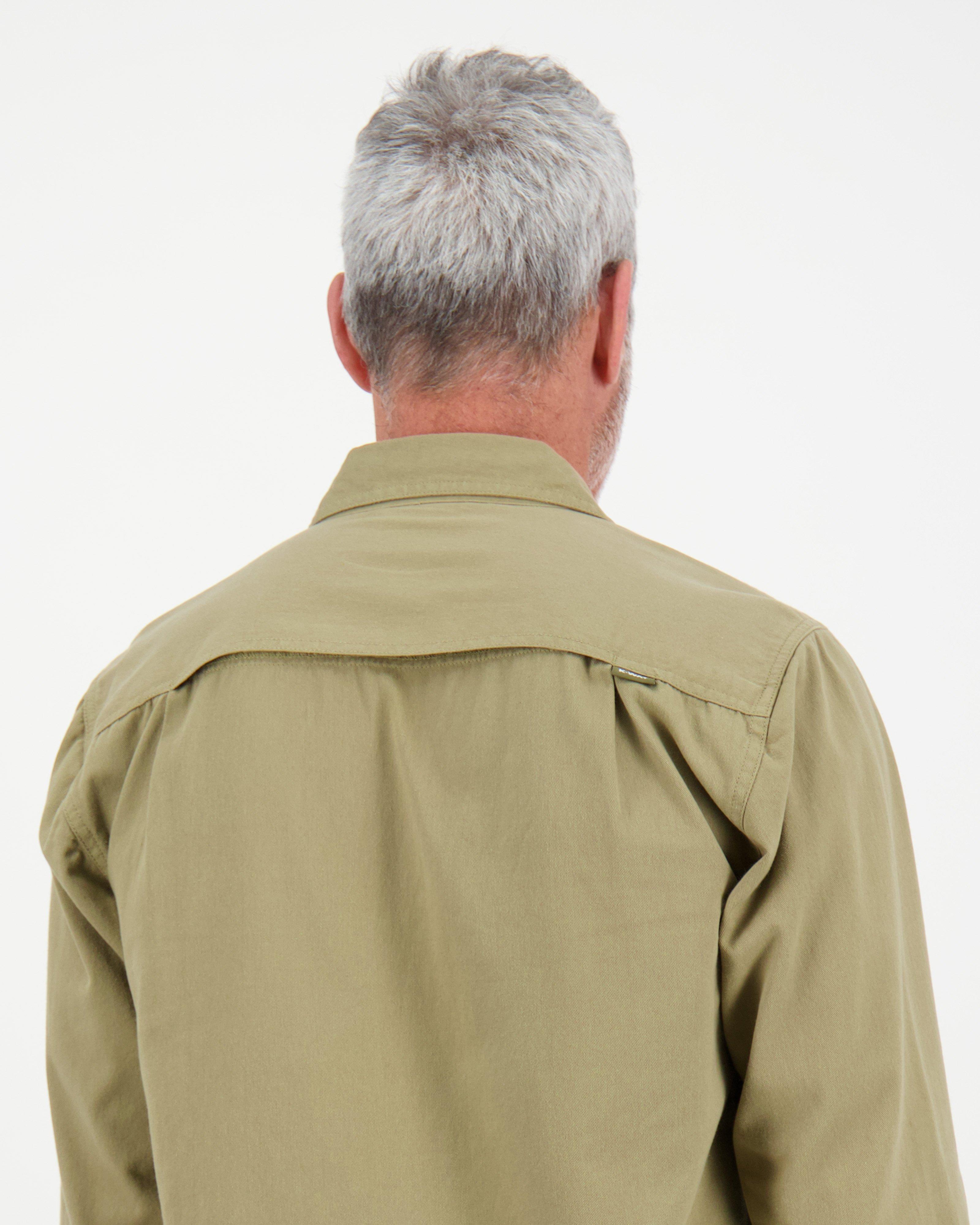 K-Way Elements Men's Safari Heavyweight Shirt -  Khaki
