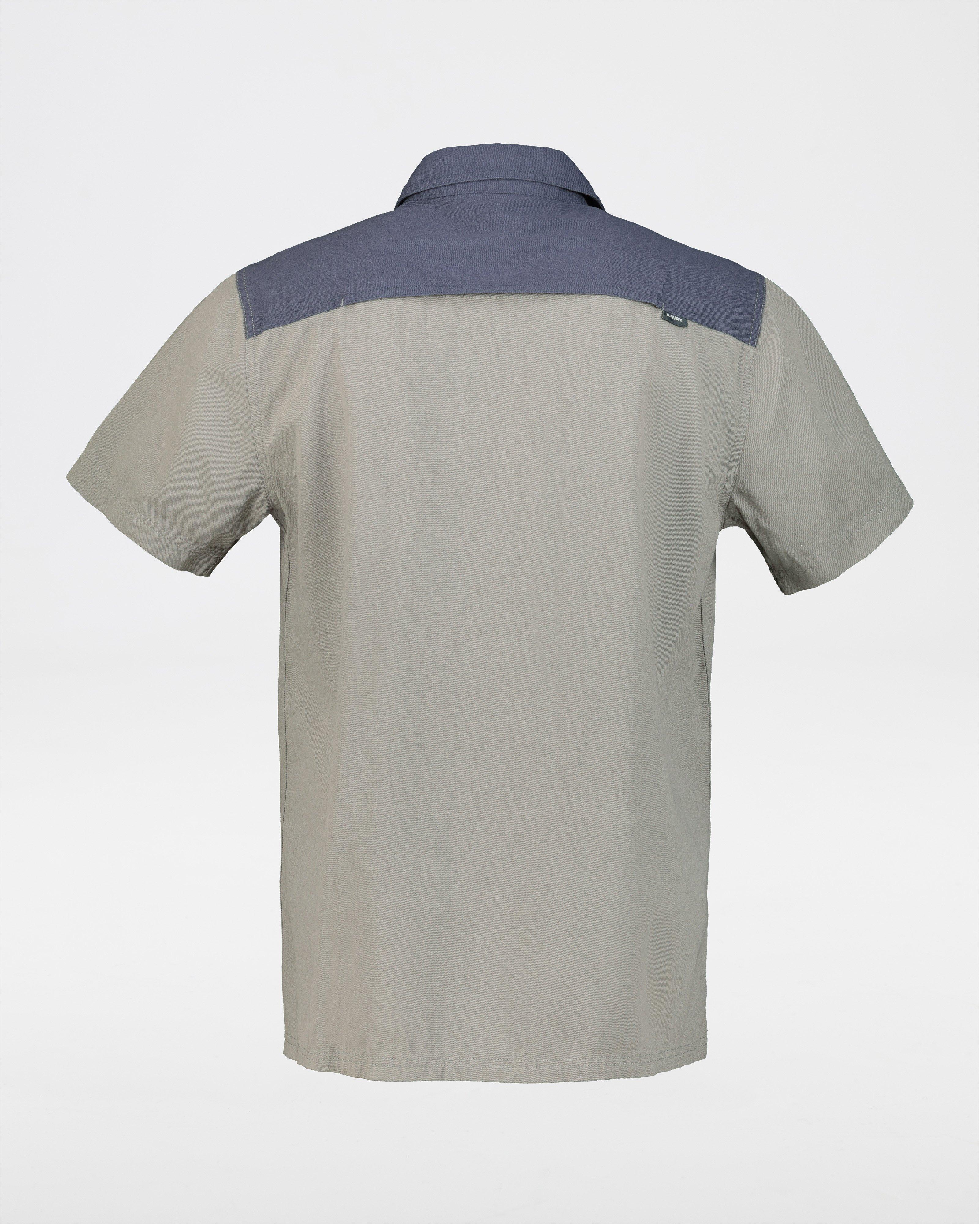 K-Way Elements Men's Safari Heavyweight Shirt -  Grey