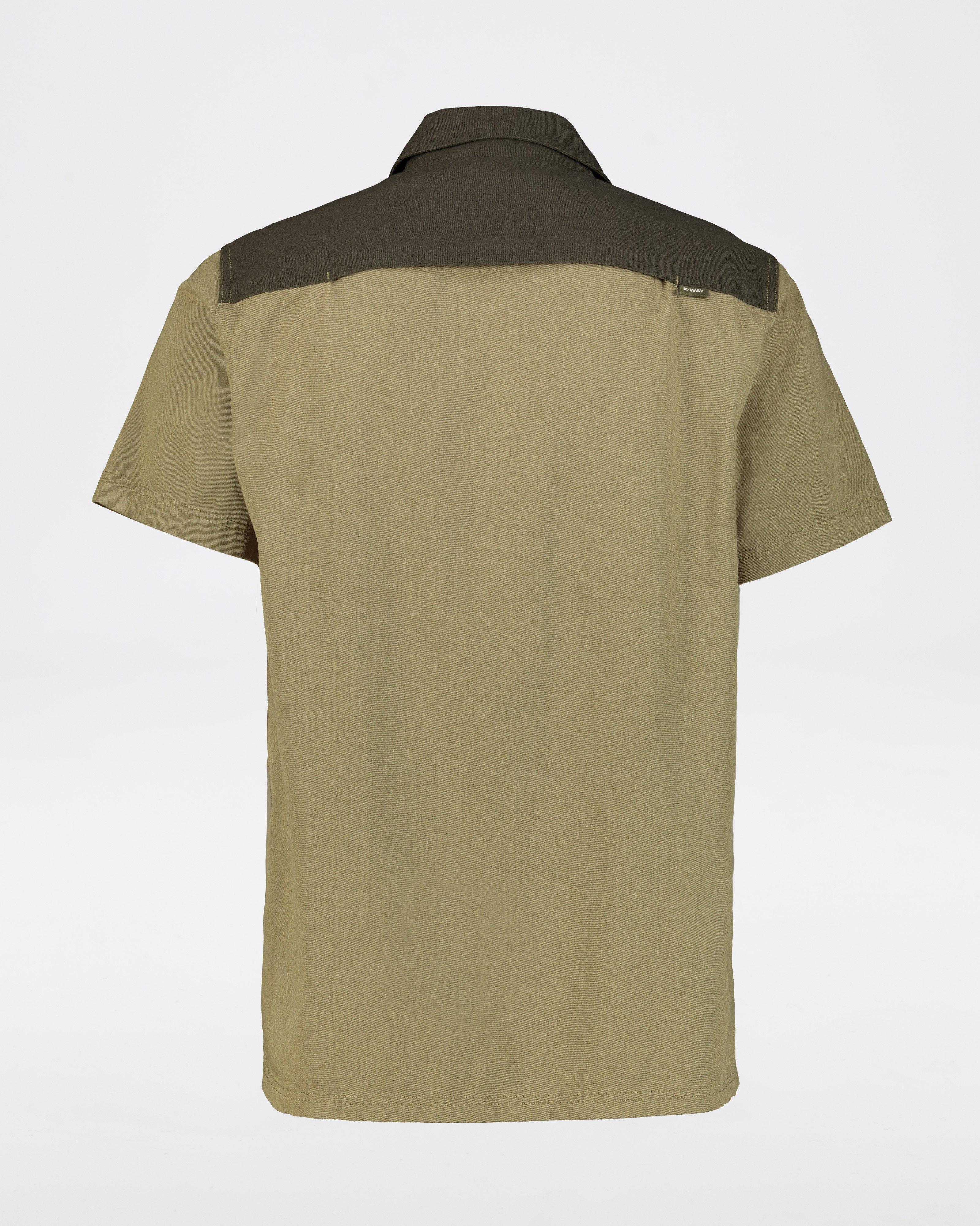 K-Way Elements Men's Safari Heavyweight Shirt -  Khaki