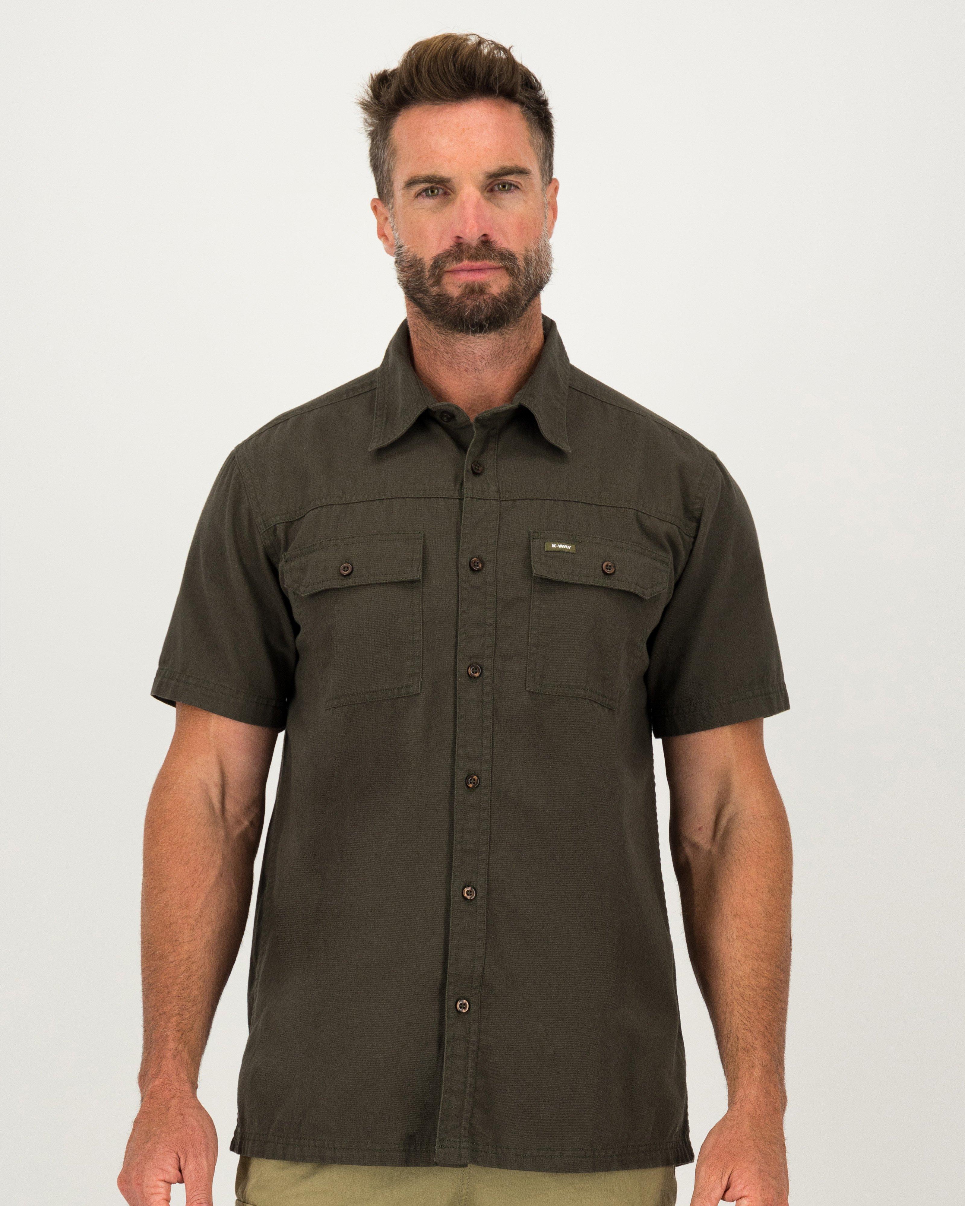 mens short sleeve safari shirts