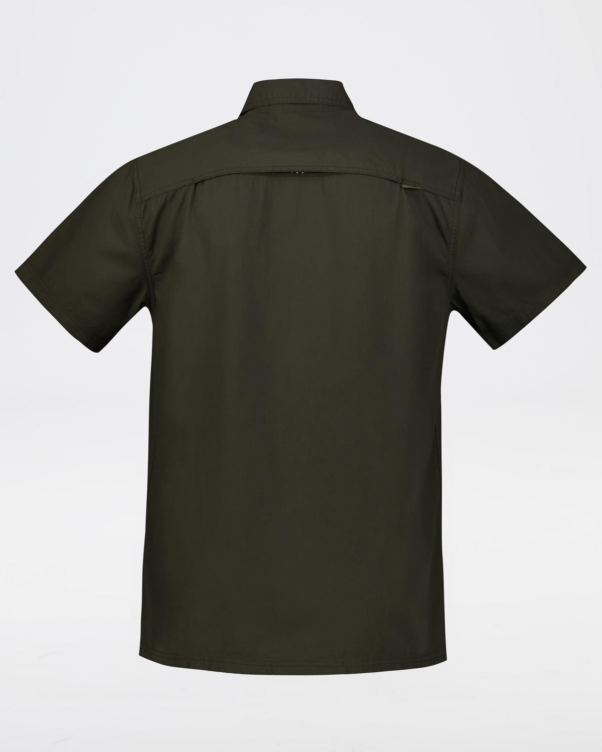 K-Way Elements Men's Safari Lightweight Shirt -  Dark Olive