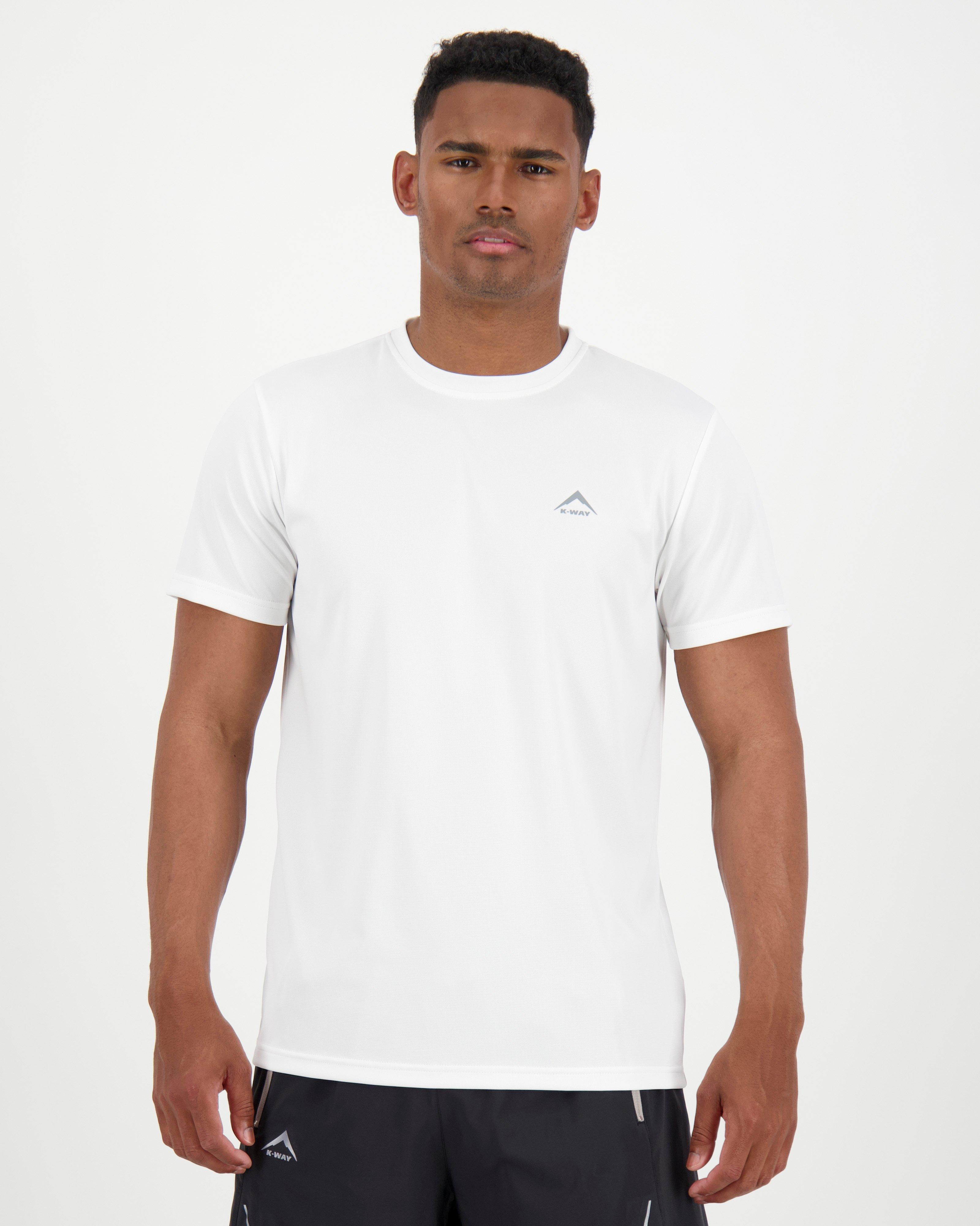 K-Way Men’s Basic Trail T-Shirt -  White