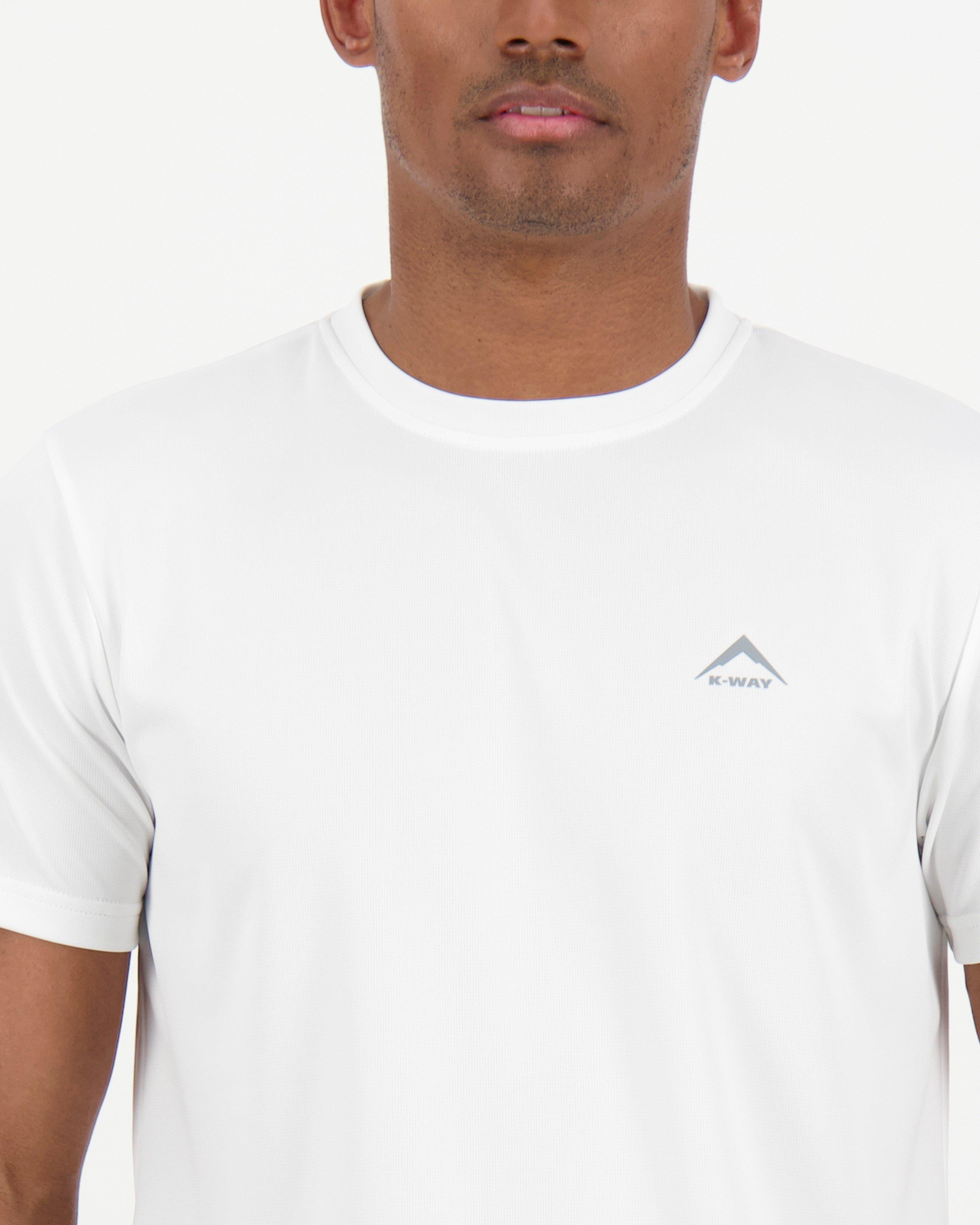 K-Way Men’s Basic Trail T-Shirt -  White