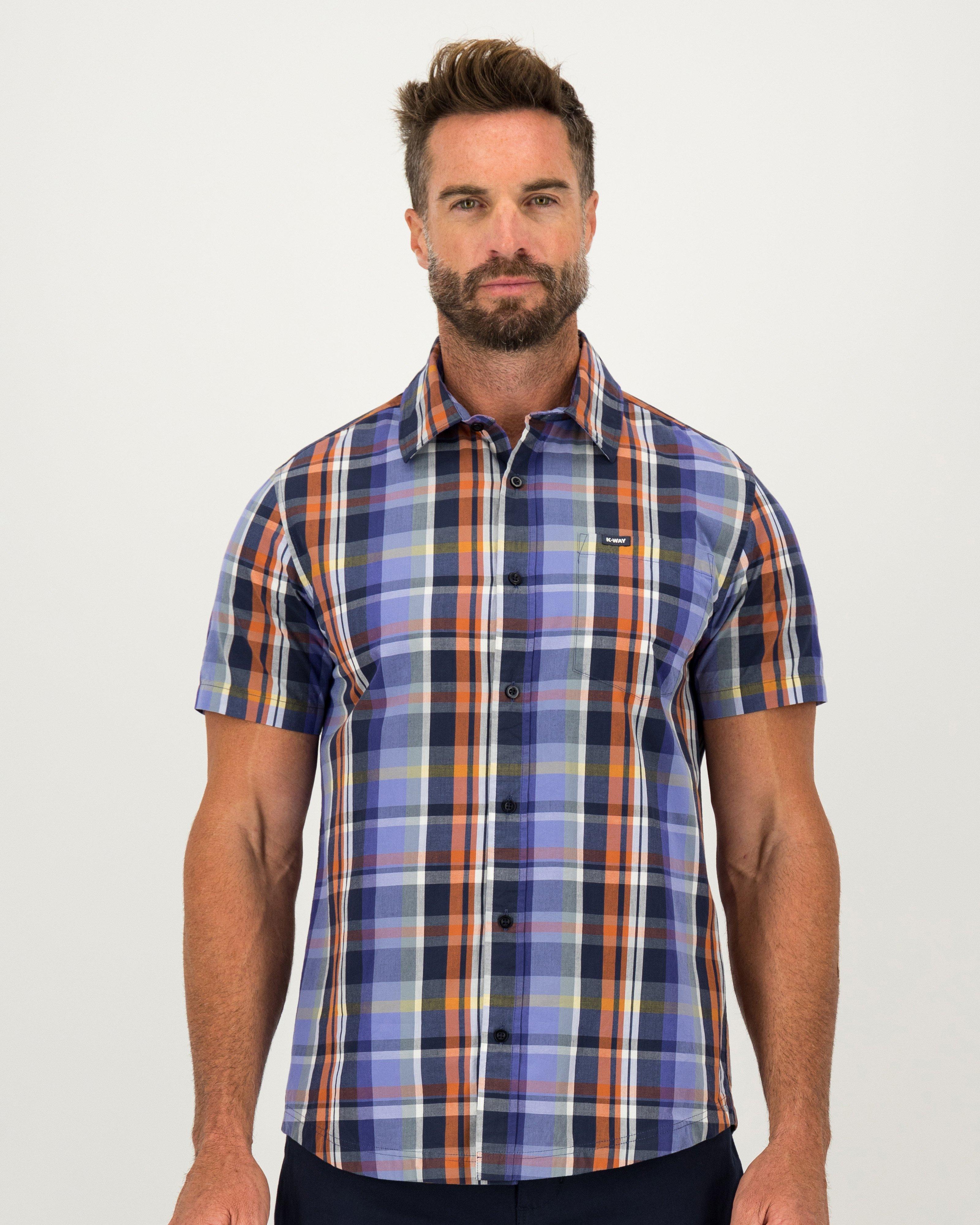 K-Way Elements Men’s Check Short Sleeve Shirt