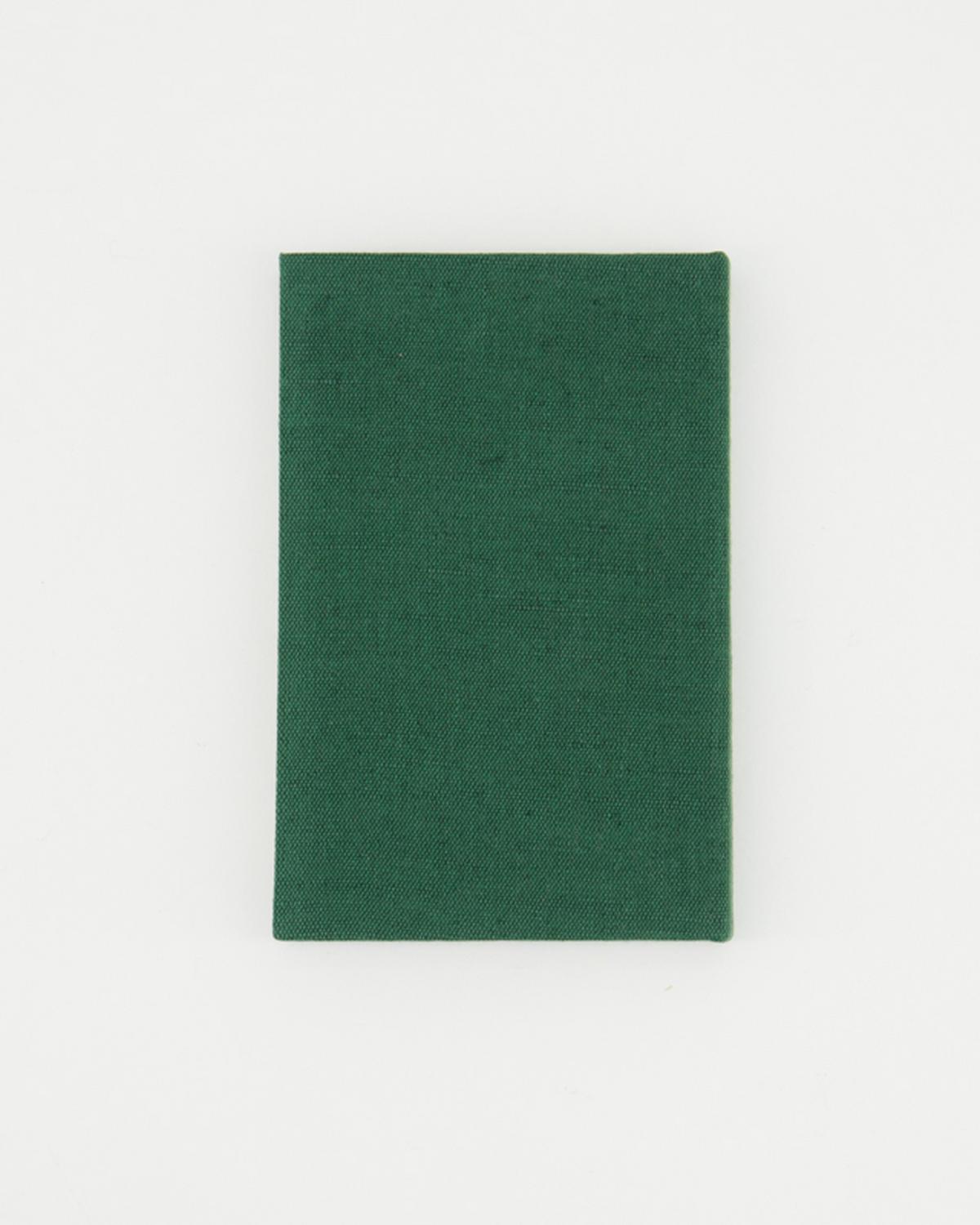 Linen Notebook -  Green
