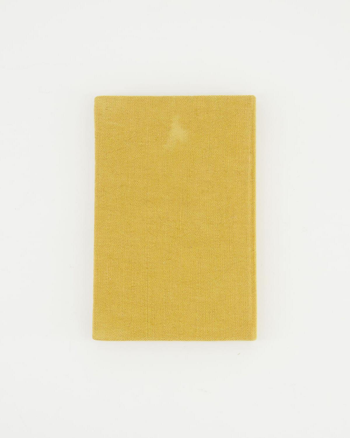Linen Notebook -  Ochre