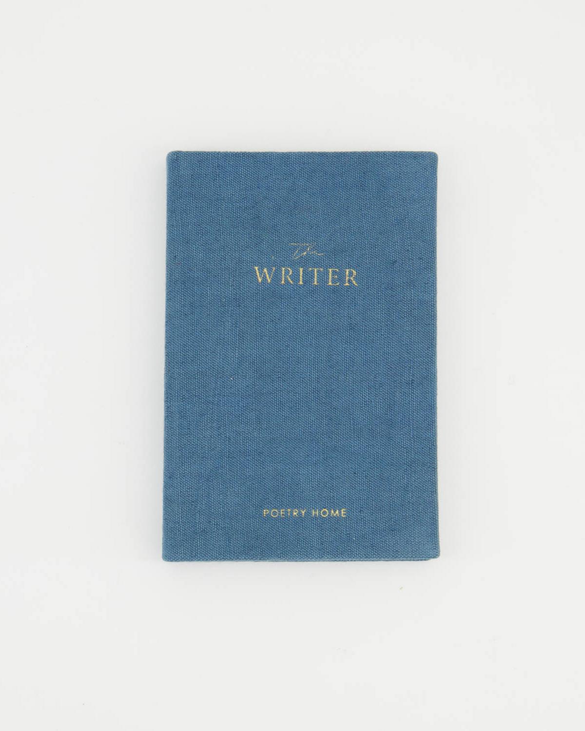 The Writer Linen Covered Notebook -  Blue
