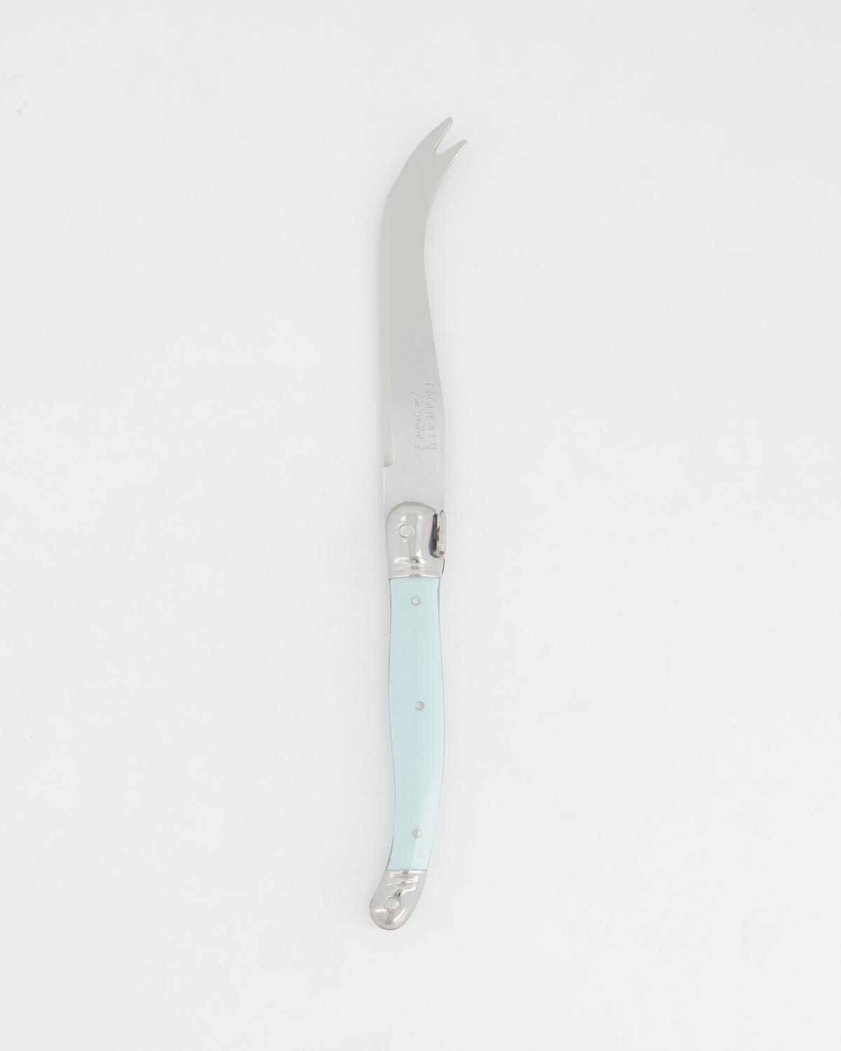 Laguiole Single Cheese Knife -  Blue