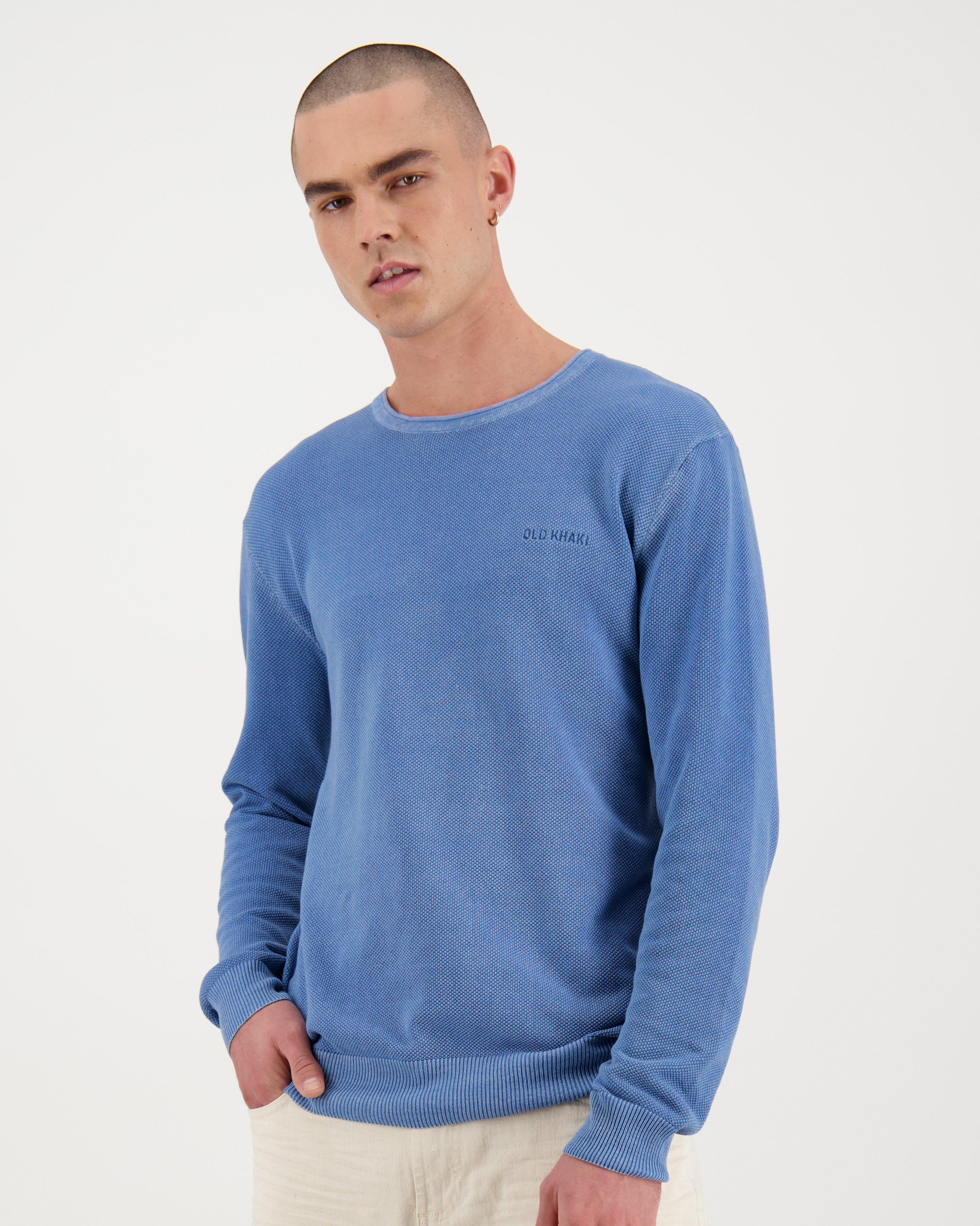 Old Khaki Men’s Archer Crew Knit -  Blue