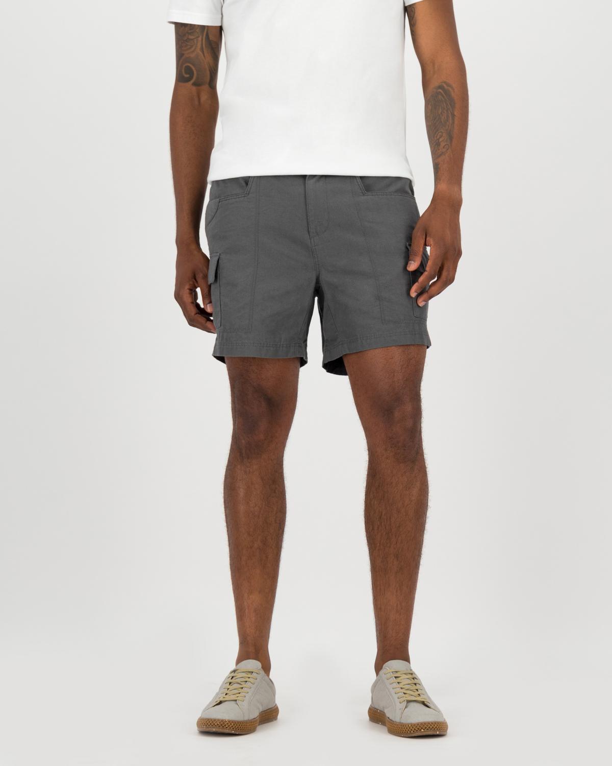 K-Way Elements Men’s Safari Shorts Extended Sizes -  Graphite
