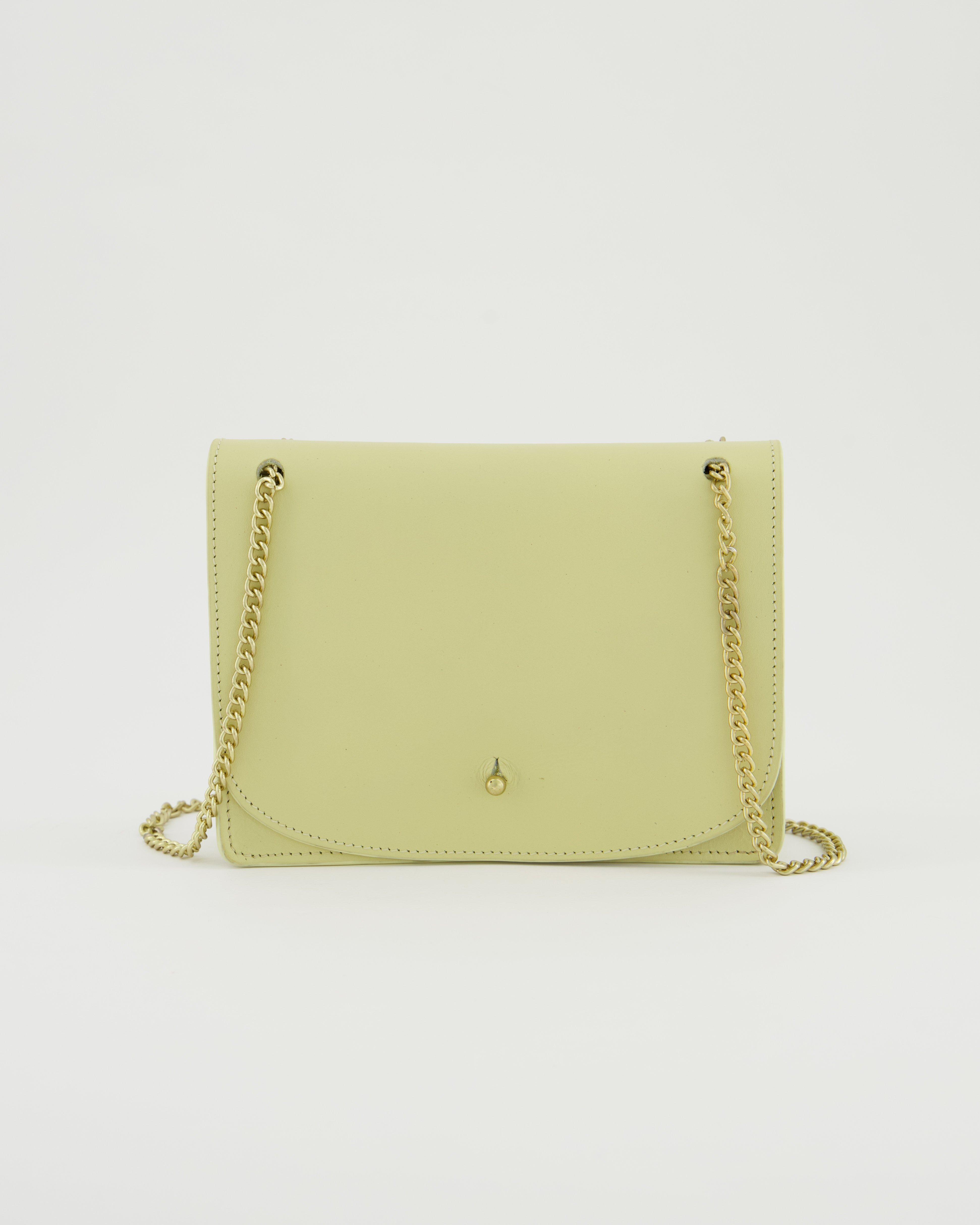 Veera Small Flap Cross-Body -  Lemon