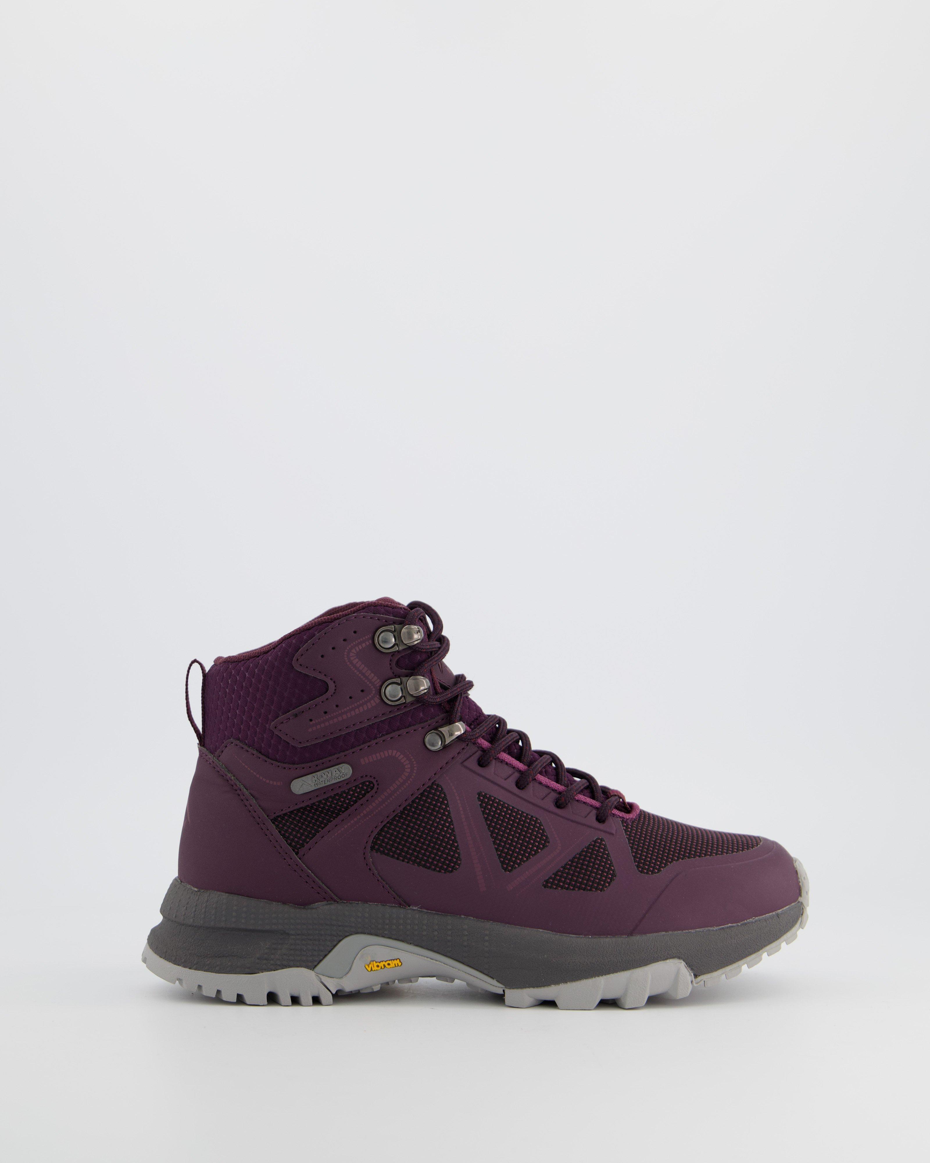 K-Way Women’s Edge 3 Mid Hiking Boots -  Plum