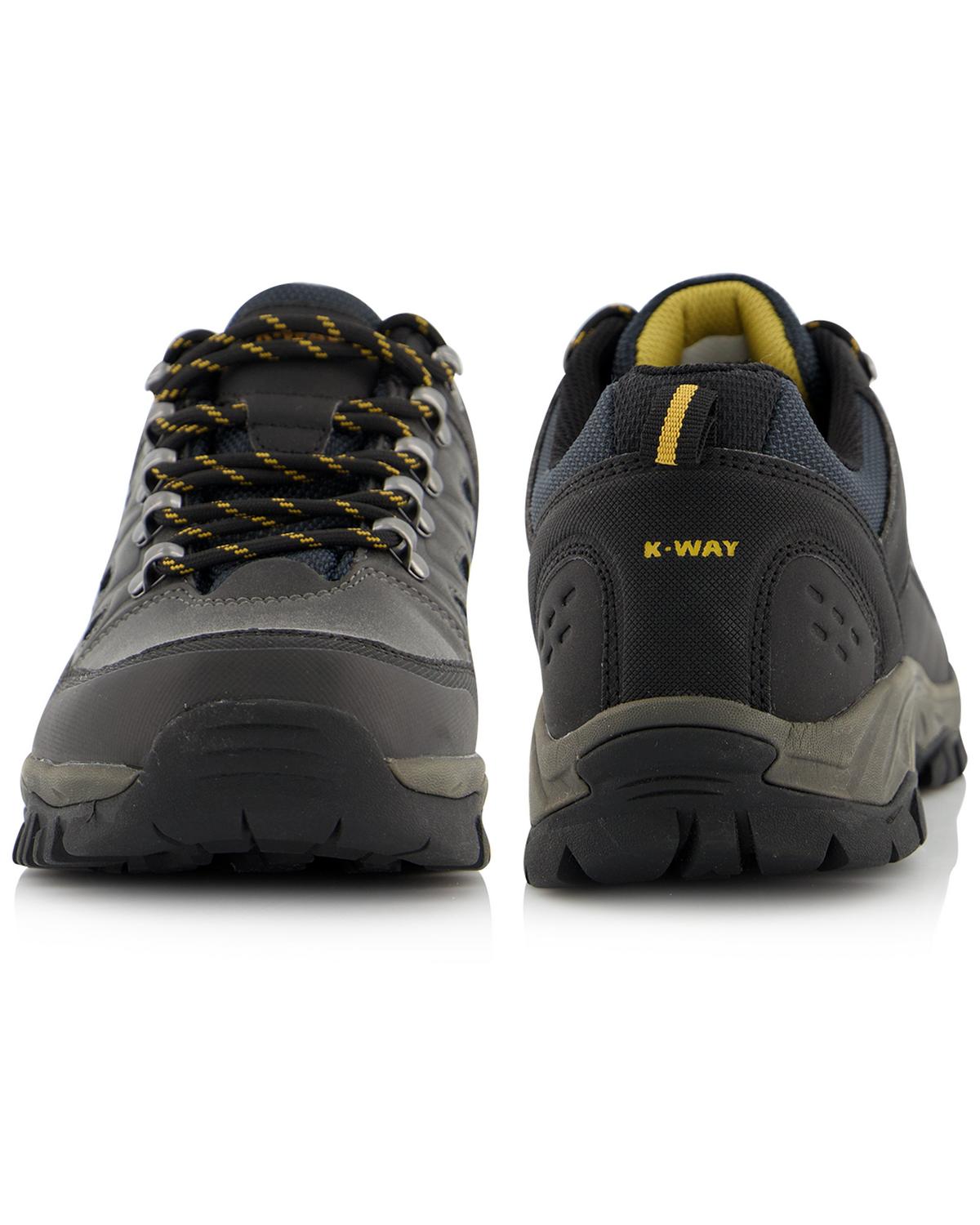 K-Way Elements Men's Nova Hiking Shoes -  Dark Charcoal