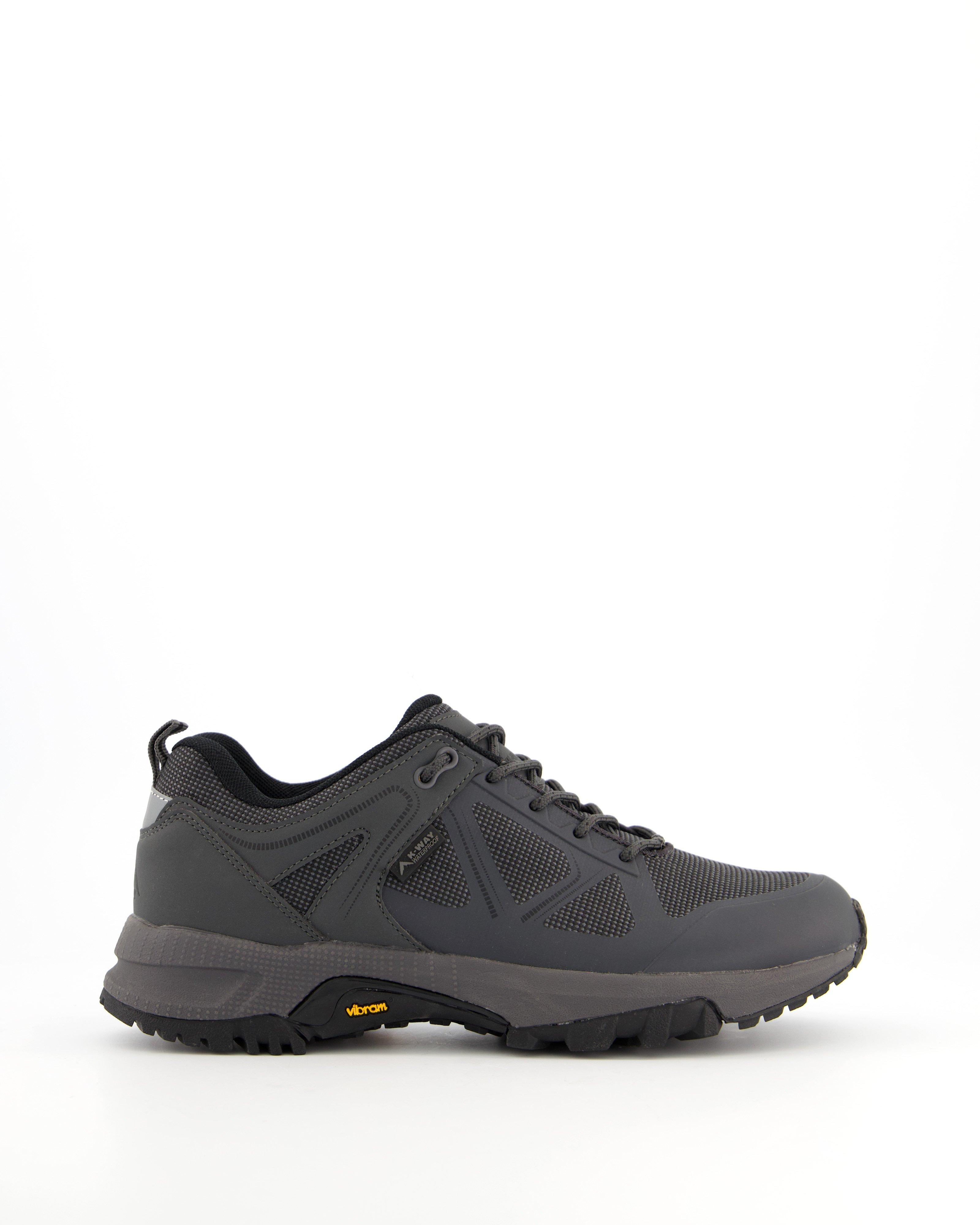 K-Way Men’s Edge 3 Waterproof Hiking Shoes -  Charcoal