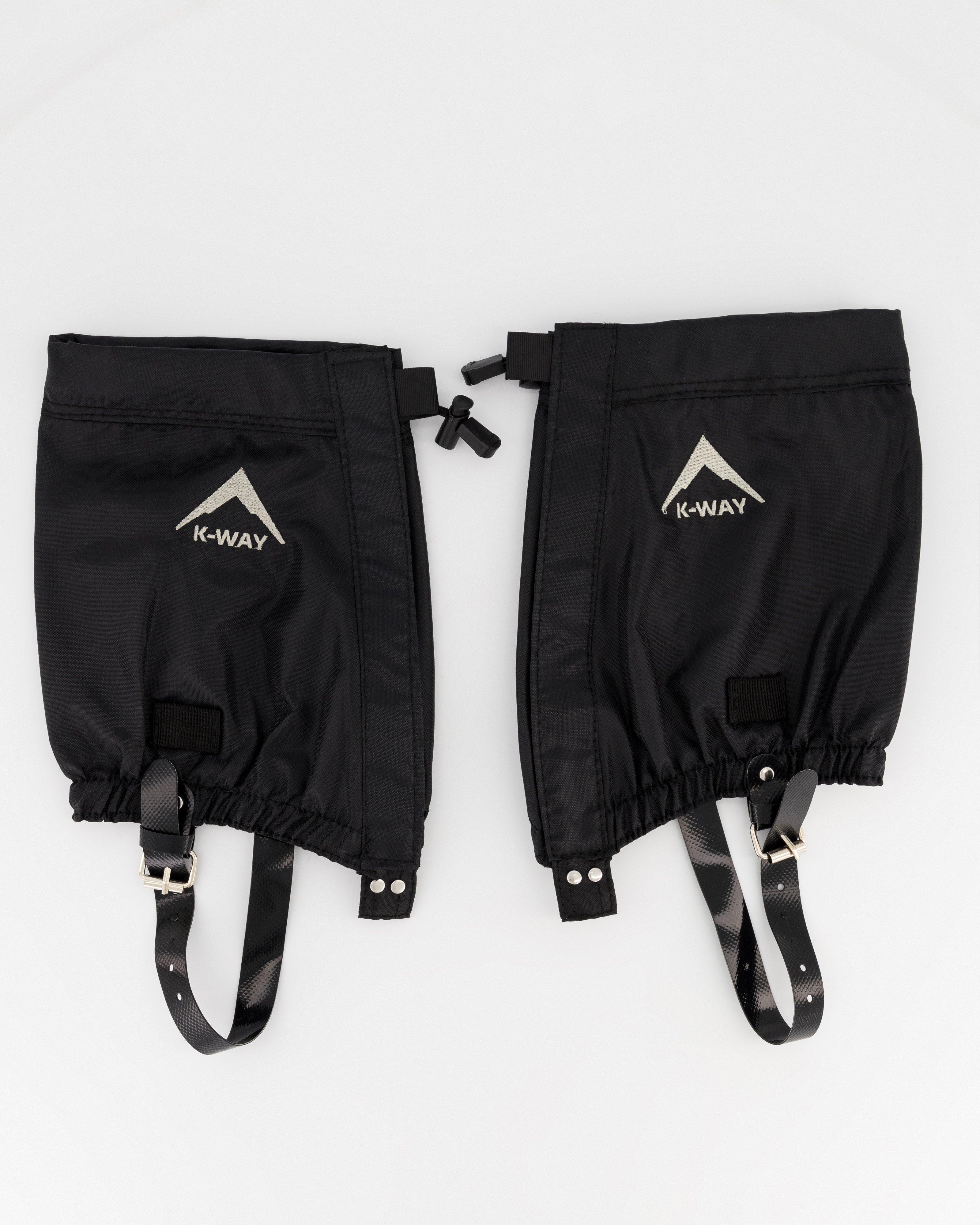 K-Way Wilderness Running Gaiters -  Black
