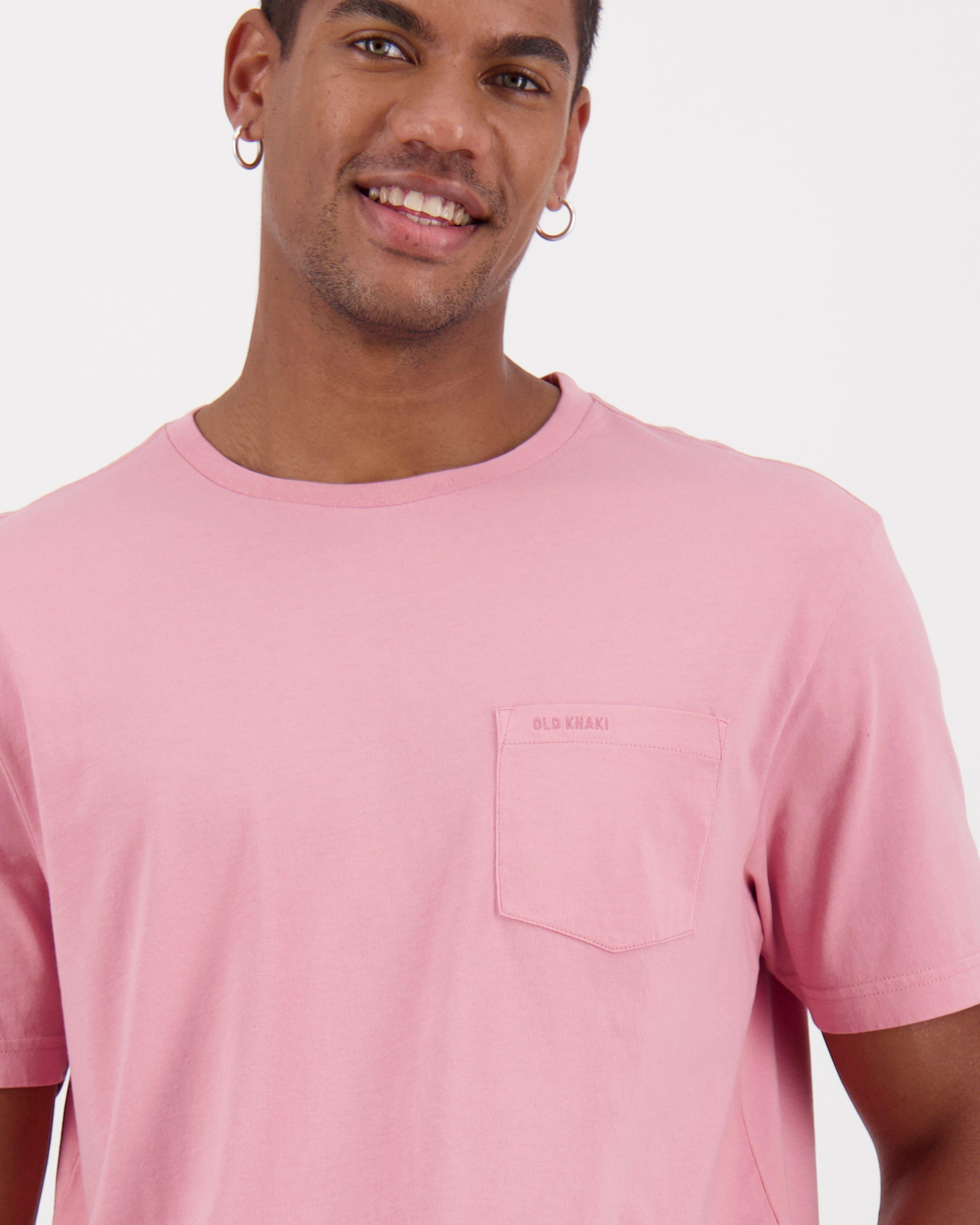 Men's Bandile Relaxed Fit T-Shirt -  Pink