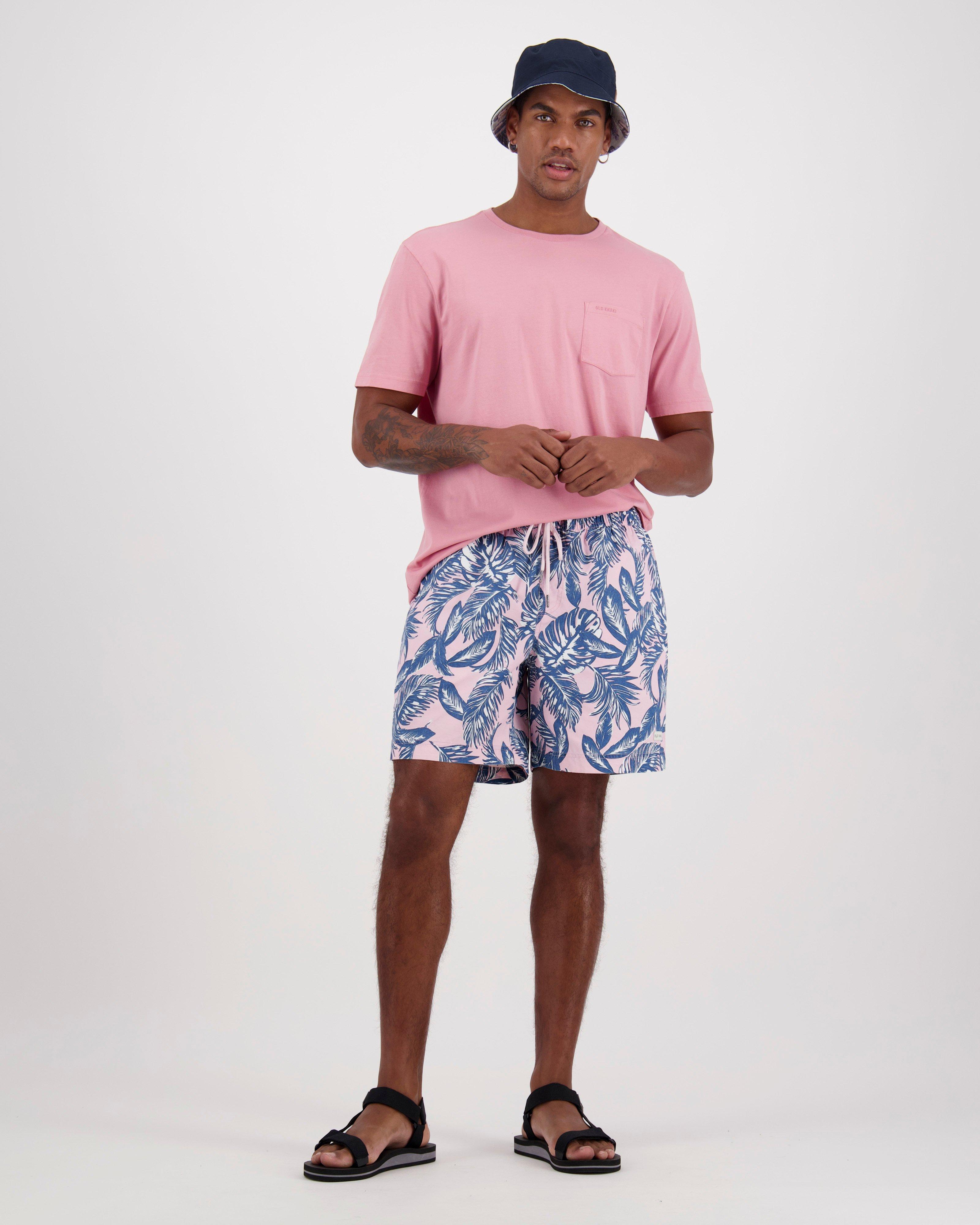 Men's Bandile Relaxed Fit T-Shirt -  Pink