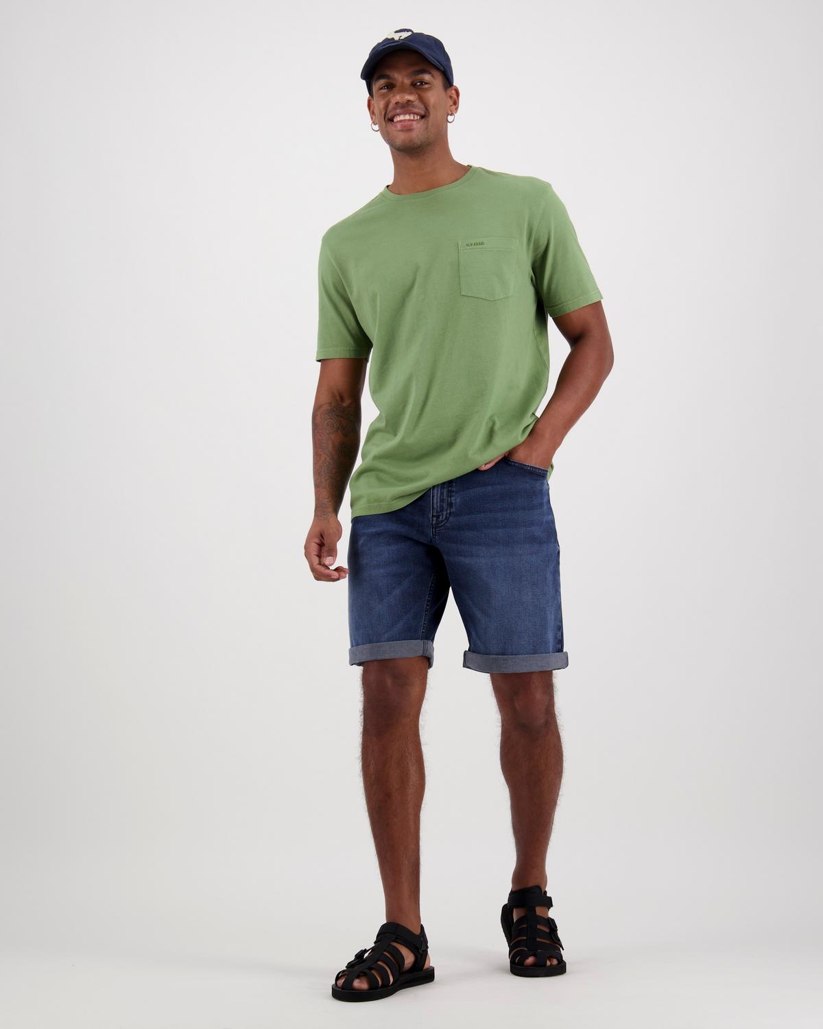 Men's Bandile Relaxed Fit T-Shirt -  Green