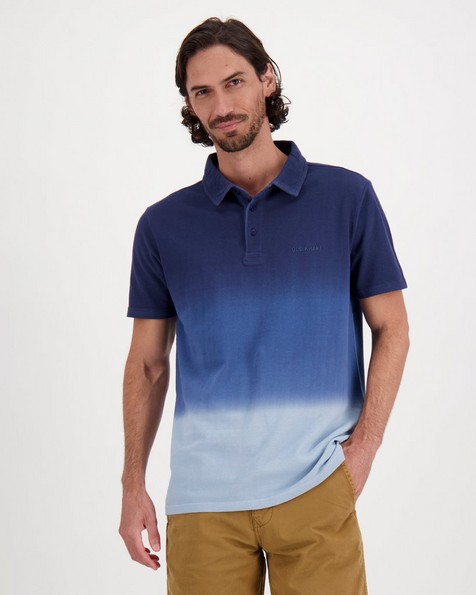 Old Khaki Men's Isaac Standard Fit Golfer -  blue