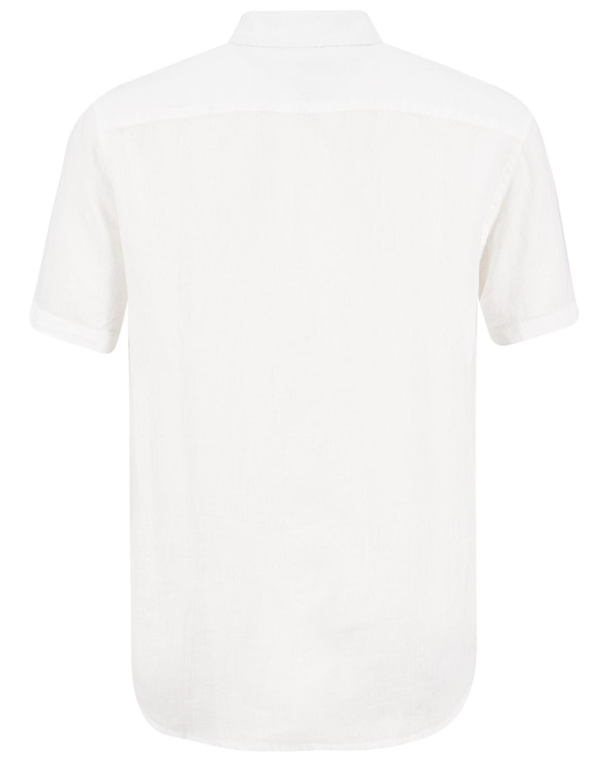 Old Khaki Men’s Laz Linen Slim Fit Shirt -  White