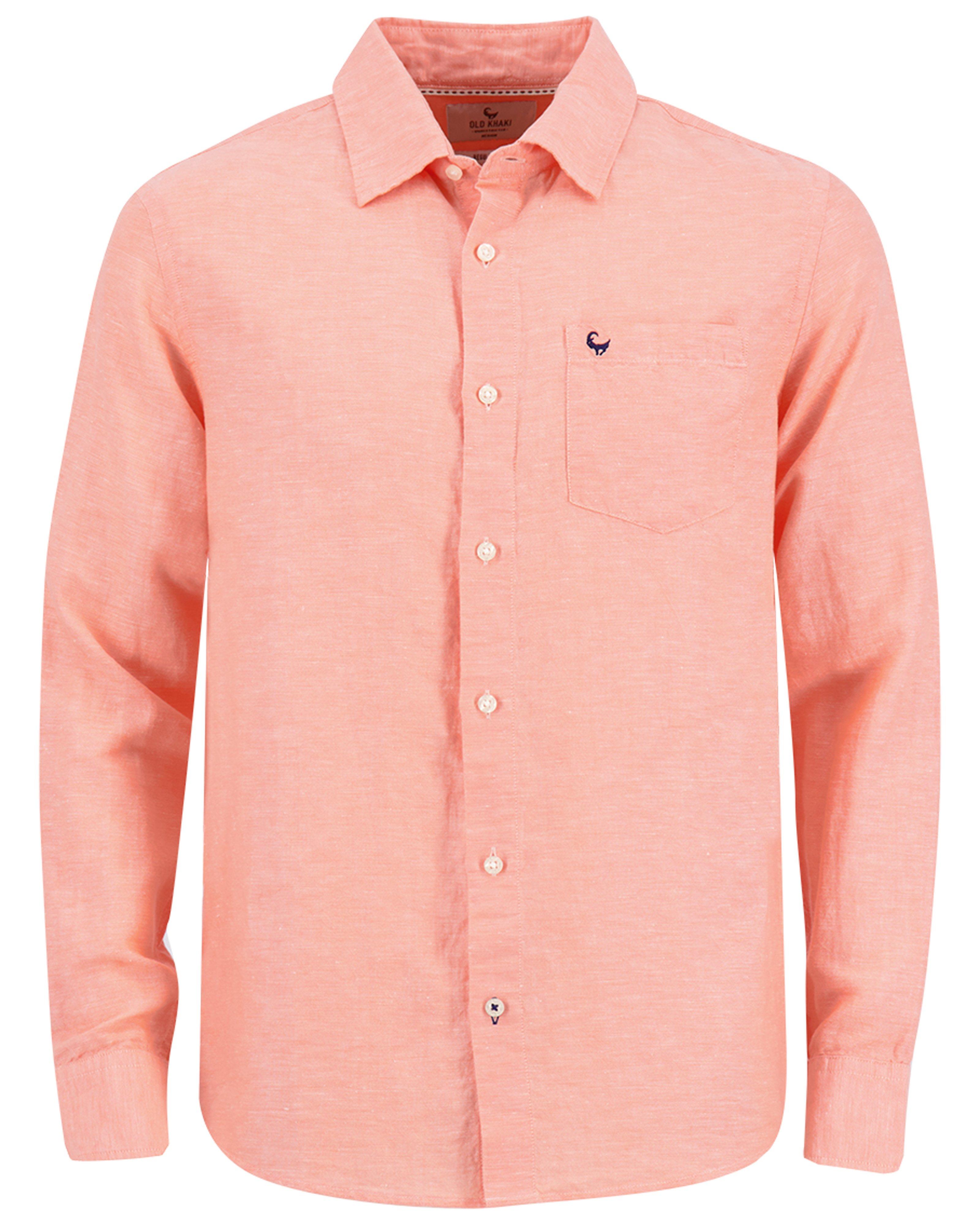 Old Khaki Men’s Lane Regular Shirt -  Orange