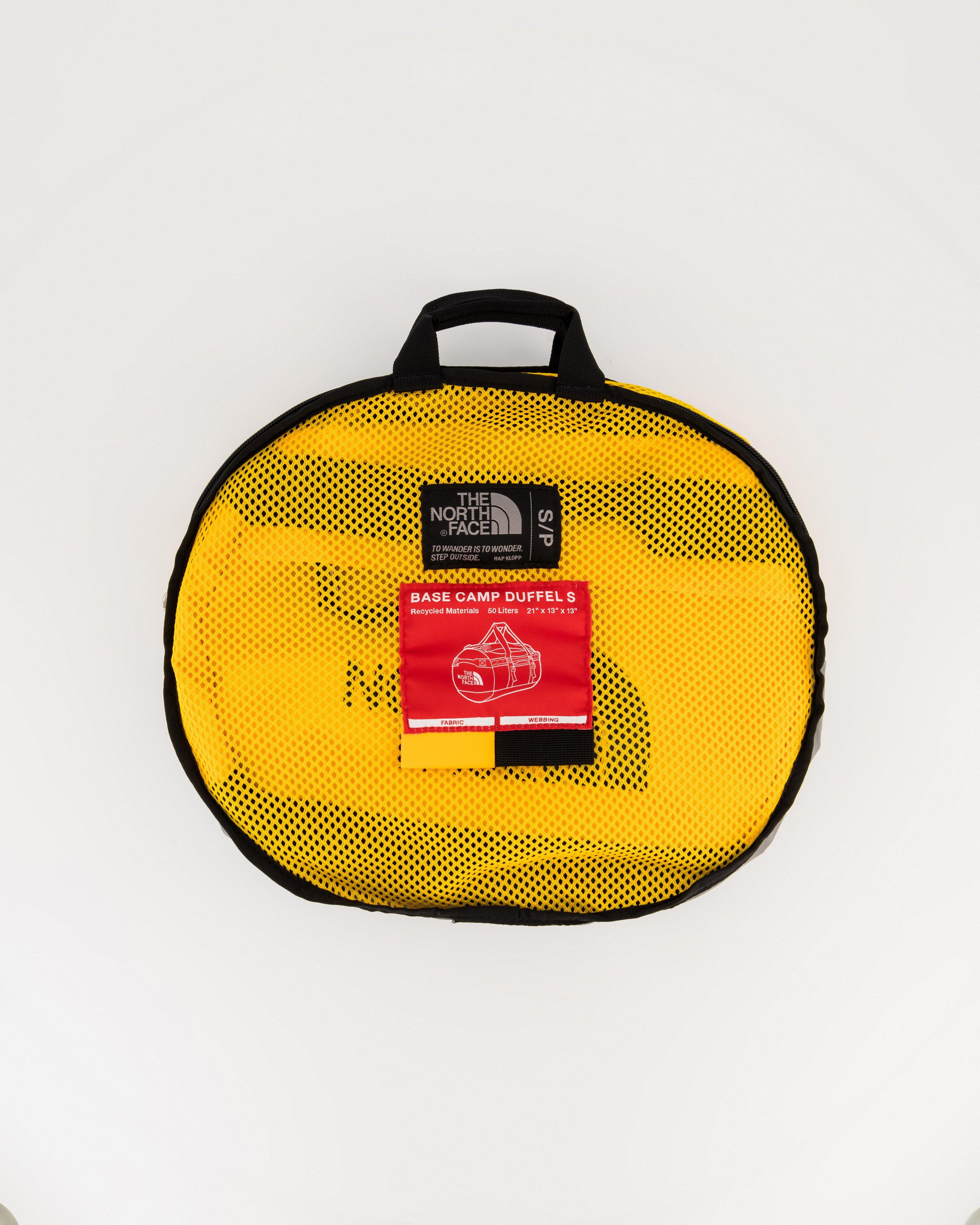 North face hotsell duffel small yellow