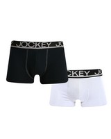 Jockey Men's Pouch Cotton Stretch Trunk Two-Pack -  assorted