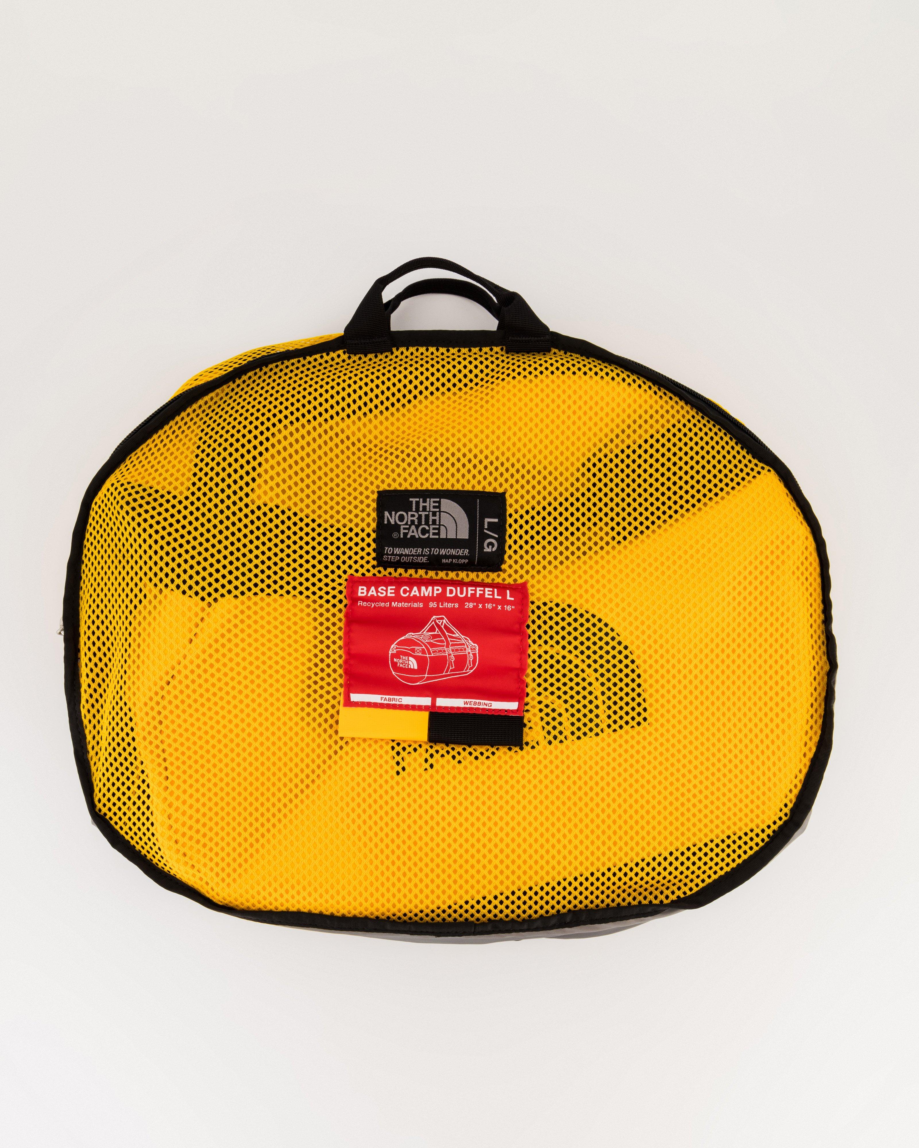 The North Face Large Base Camp Duffel Bag - 95L -  Yellow