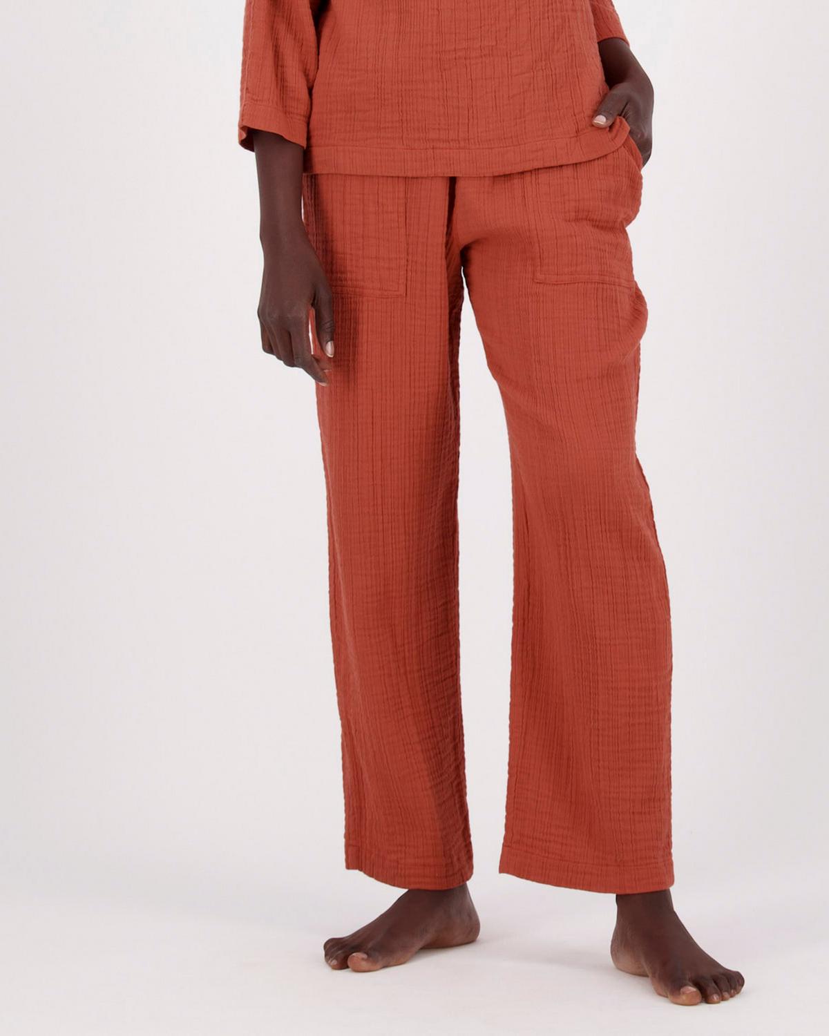 Frankie Loungewear Pants -  Rust